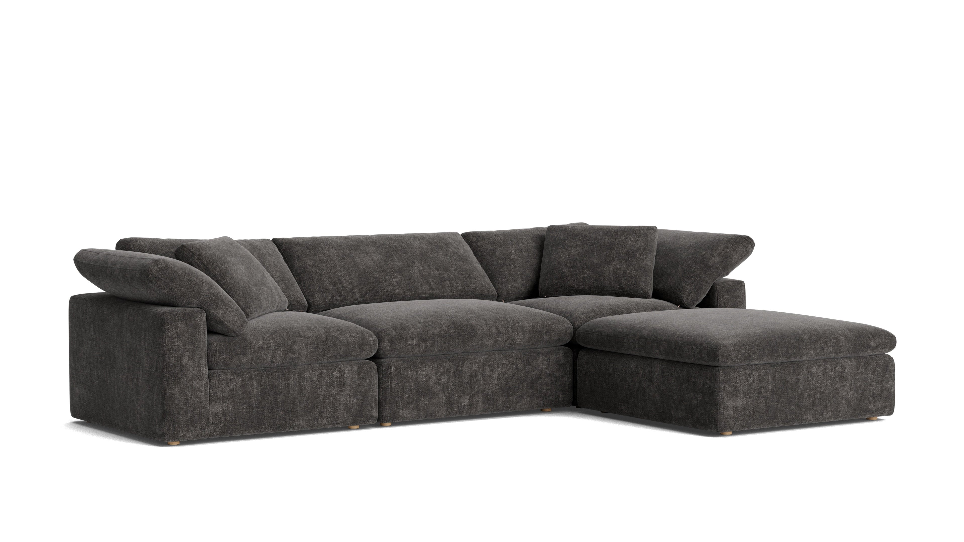 Movie Night™ 4-Piece Modular Sectional, Large, Truffle