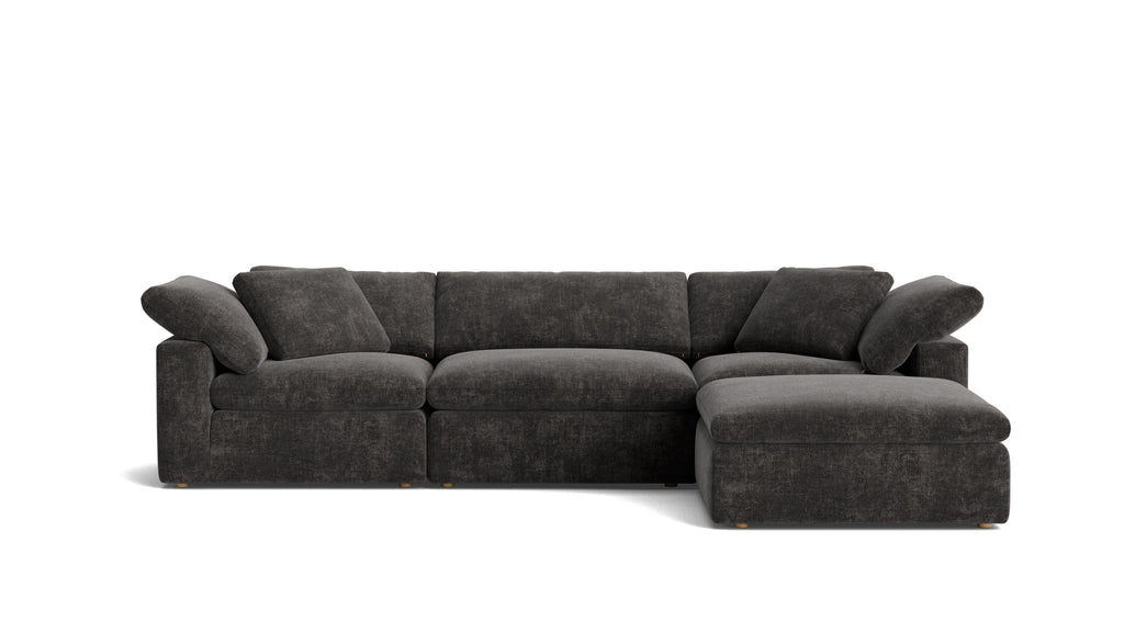 Movie Night™ 4-Piece Modular Sectional, Large, Truffle
