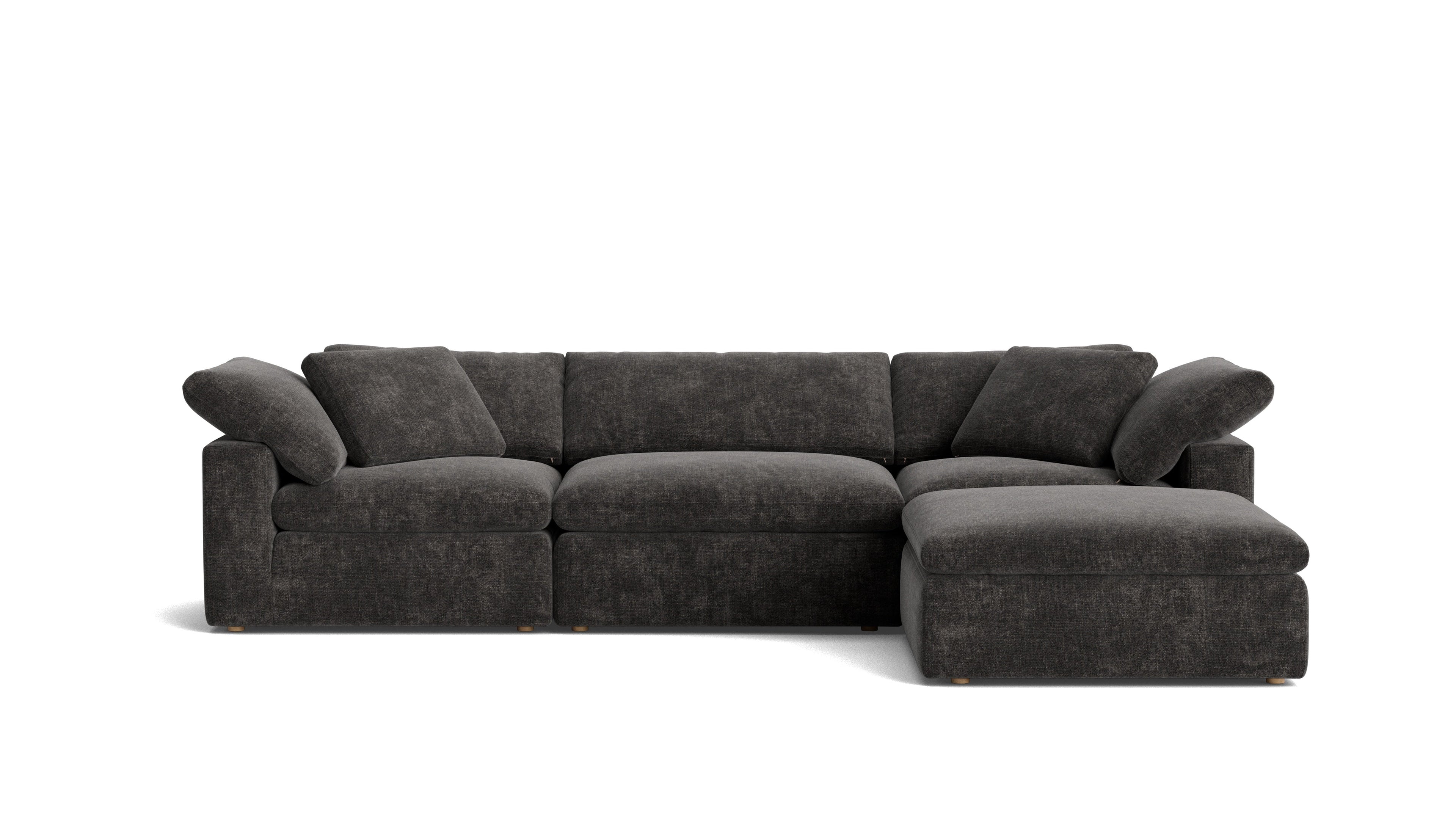 Movie Night™ 4-Piece Modular Sectional, Large, Truffle