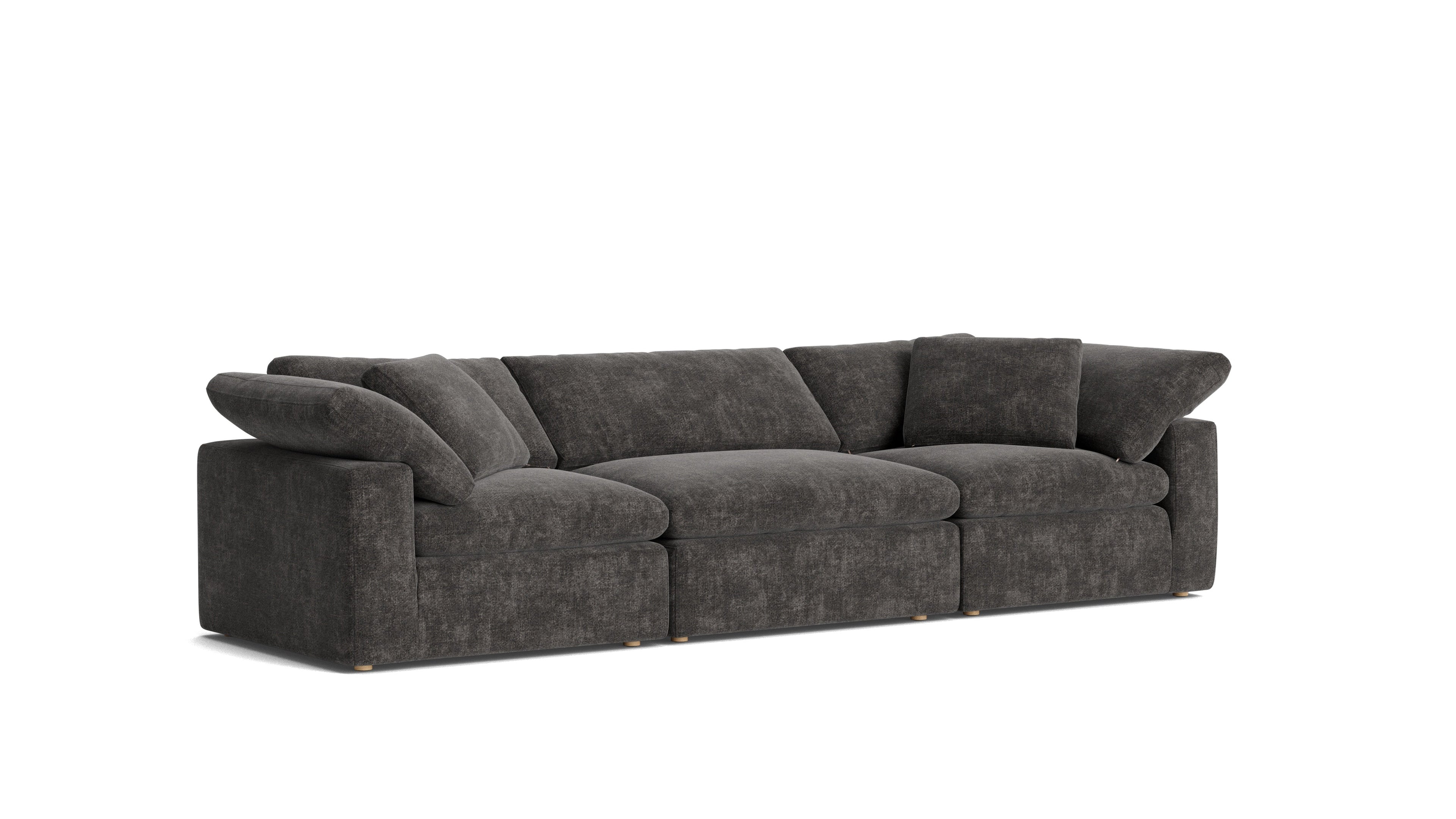 Movie Night™ 3-Piece Modular Sofa, Large, Truffle