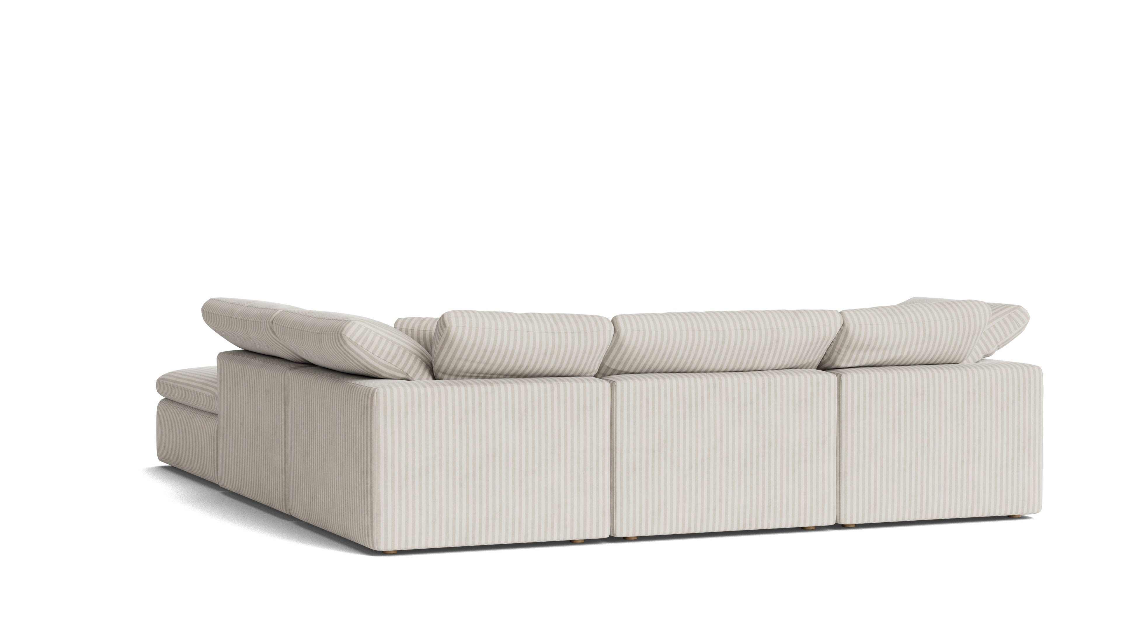 Movie Night™ 5-Piece Modular Sectional, Standard, Newport Stripe