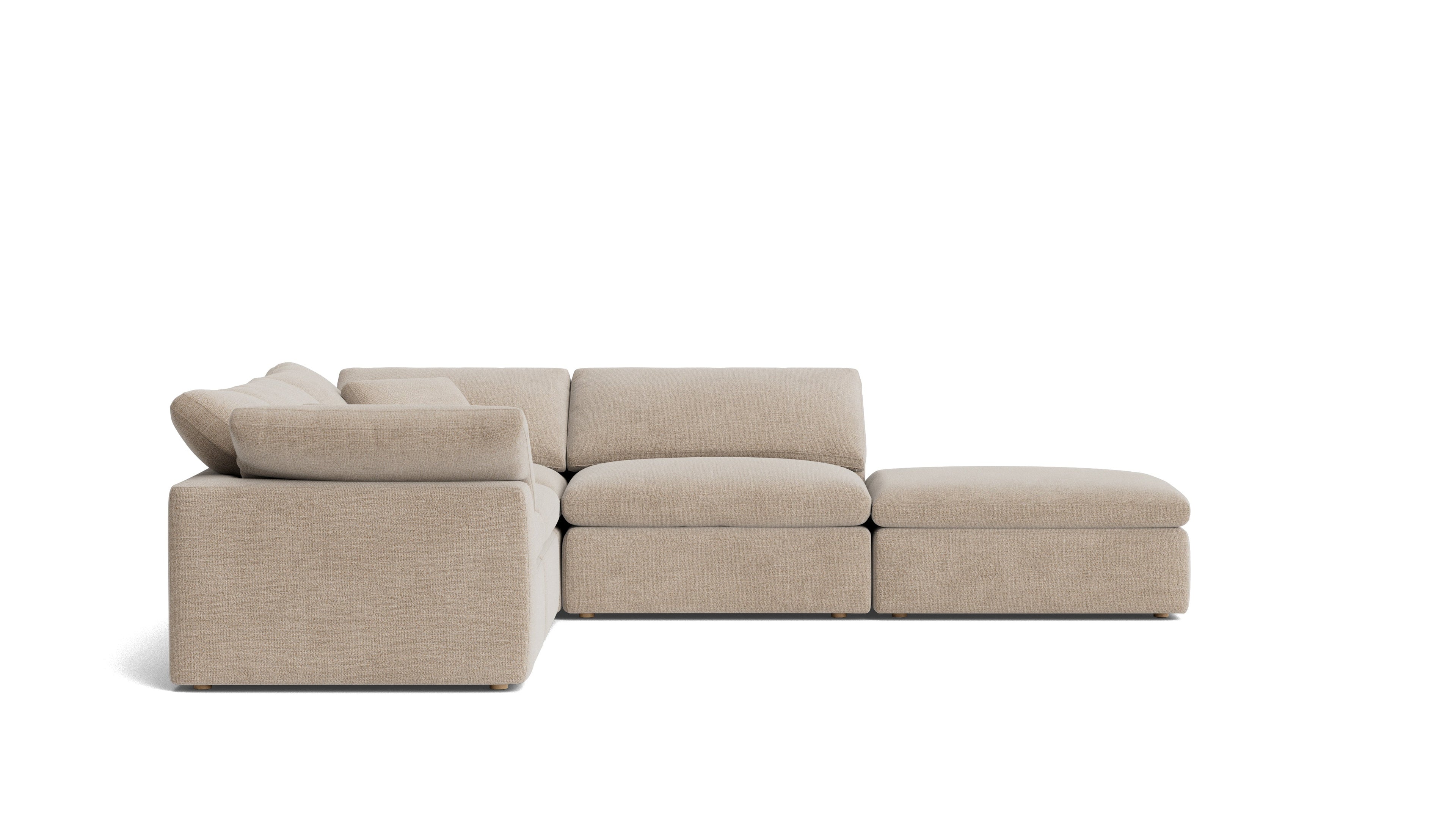 Movie Night™ 5-Piece Modular Sectional, Standard, Champagne