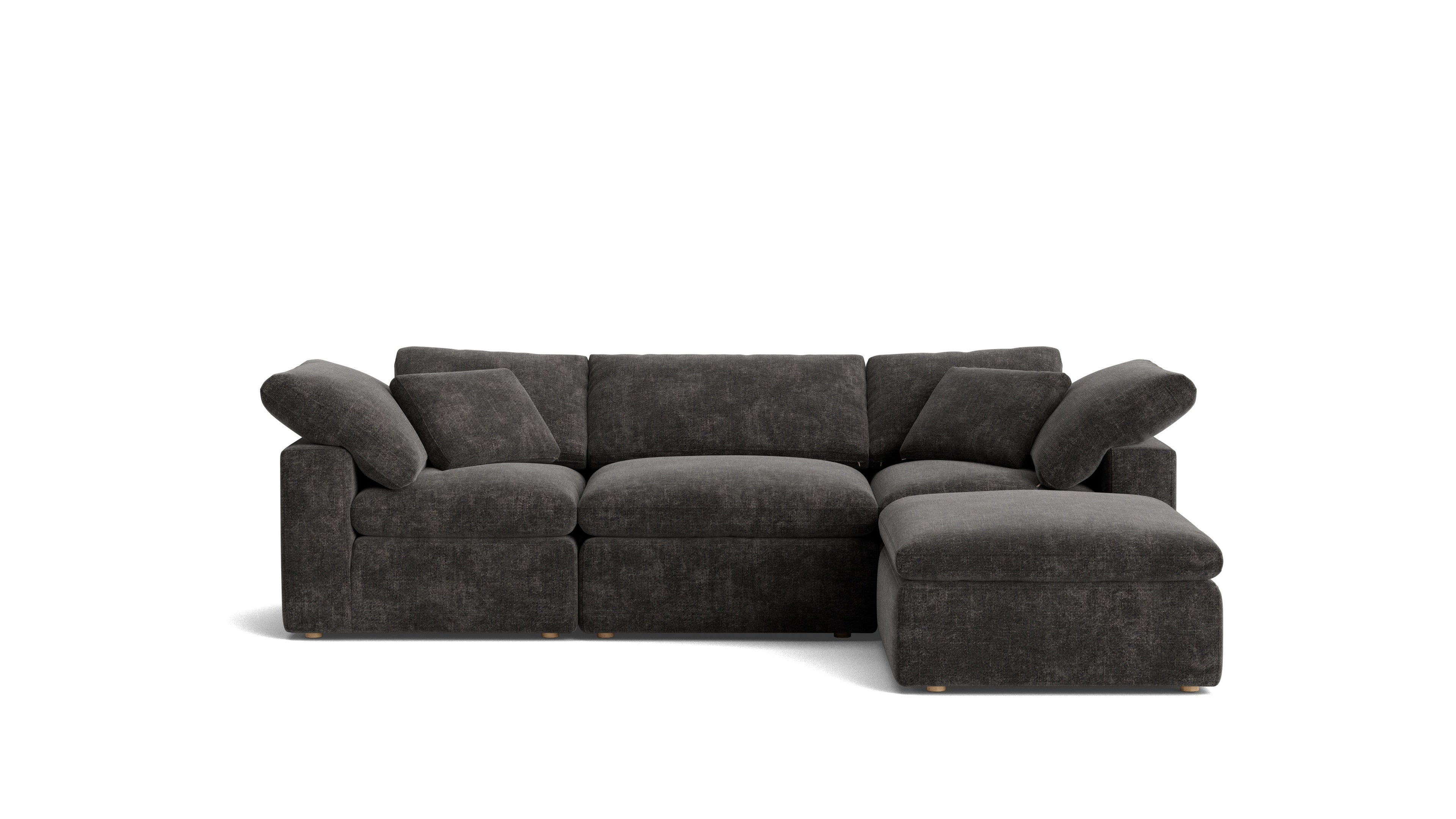Movie Night™ 4-Piece Modular Sectional, Standard, Truffle