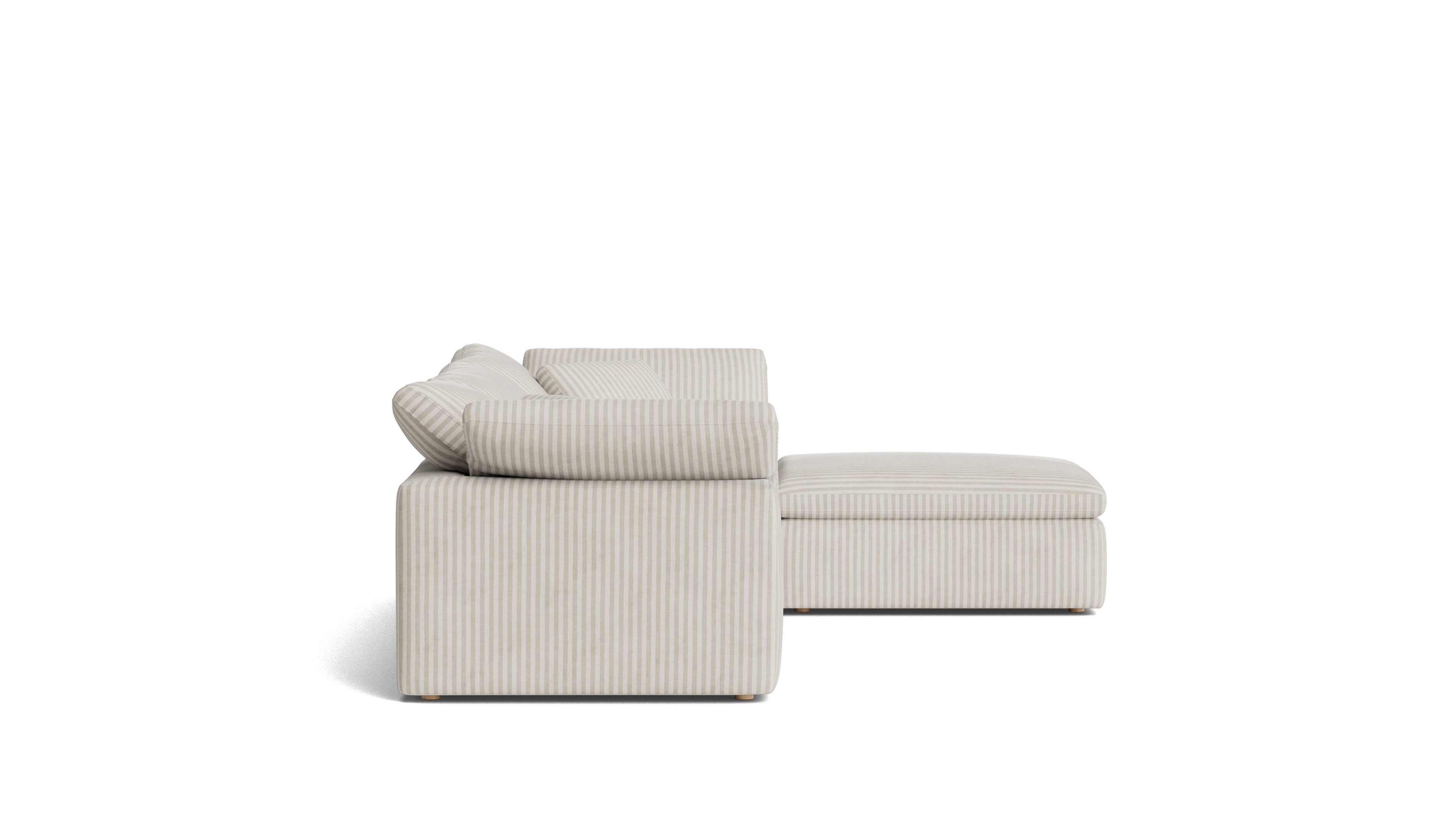 Movie Night™ 4-Piece Modular Sectional, Standard, Newport Stripe