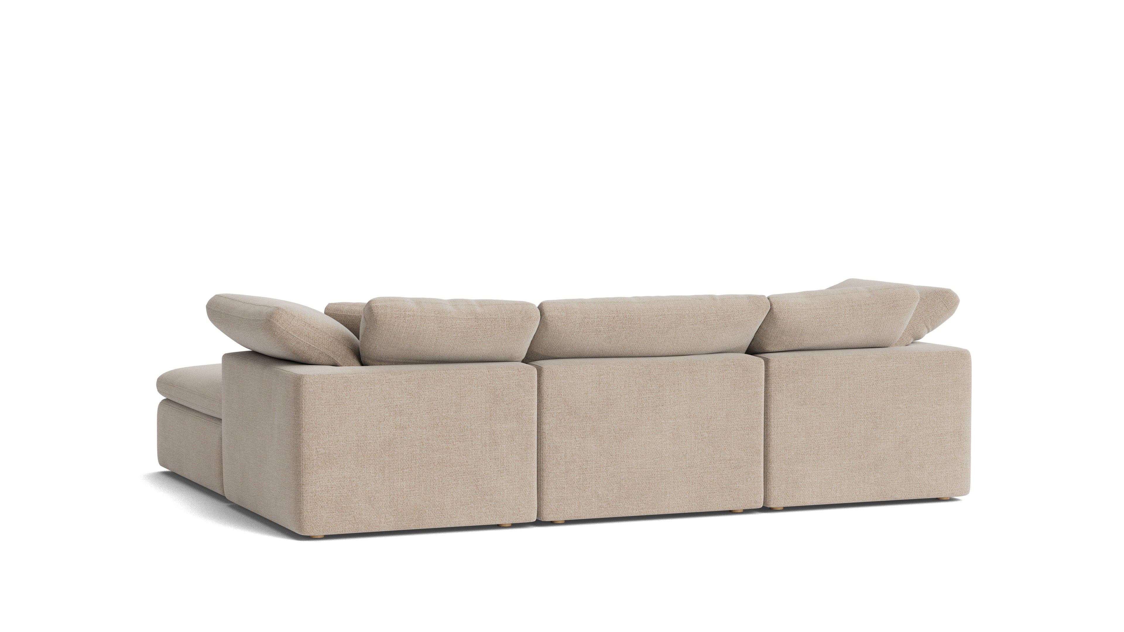 Movie Night™ 4-Piece Modular Sectional, Standard, Champagne