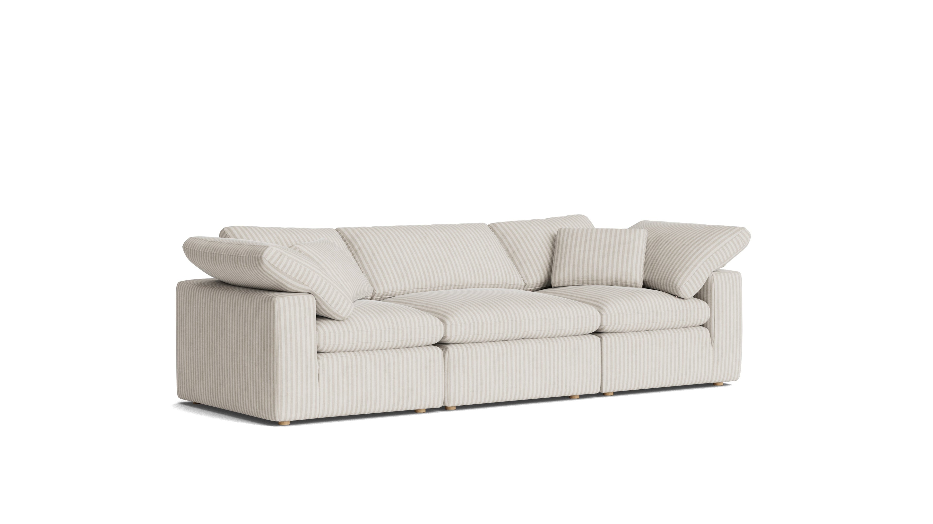 Movie Night™ 3-Piece Modular Sofa, Standard, Newport Stripe
