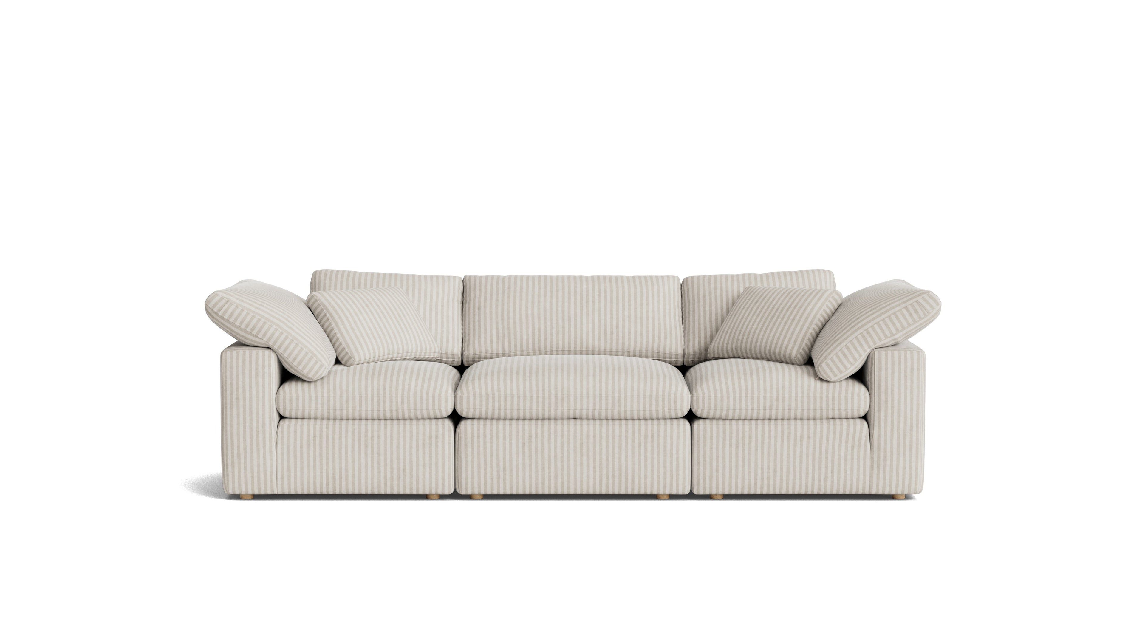 Movie Night™ 3-Piece Modular Sofa, Standard, Newport Stripe