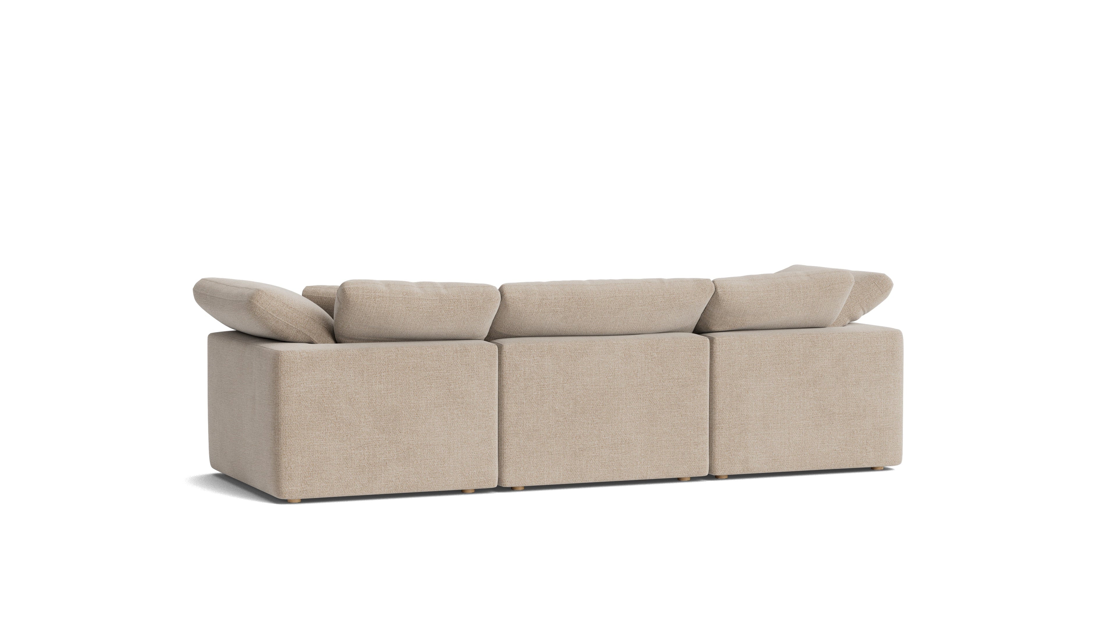 Movie Night™ 3-Piece Modular Sofa, Standard, Champagne