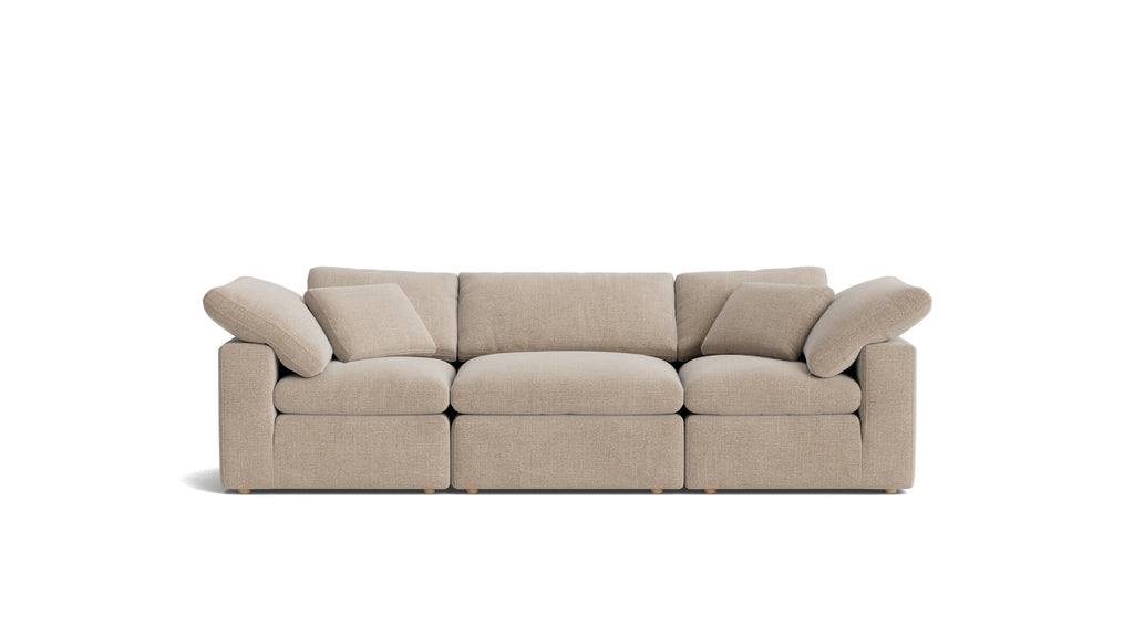 Movie Night™ 3-Piece Modular Sofa, Standard, Champagne
