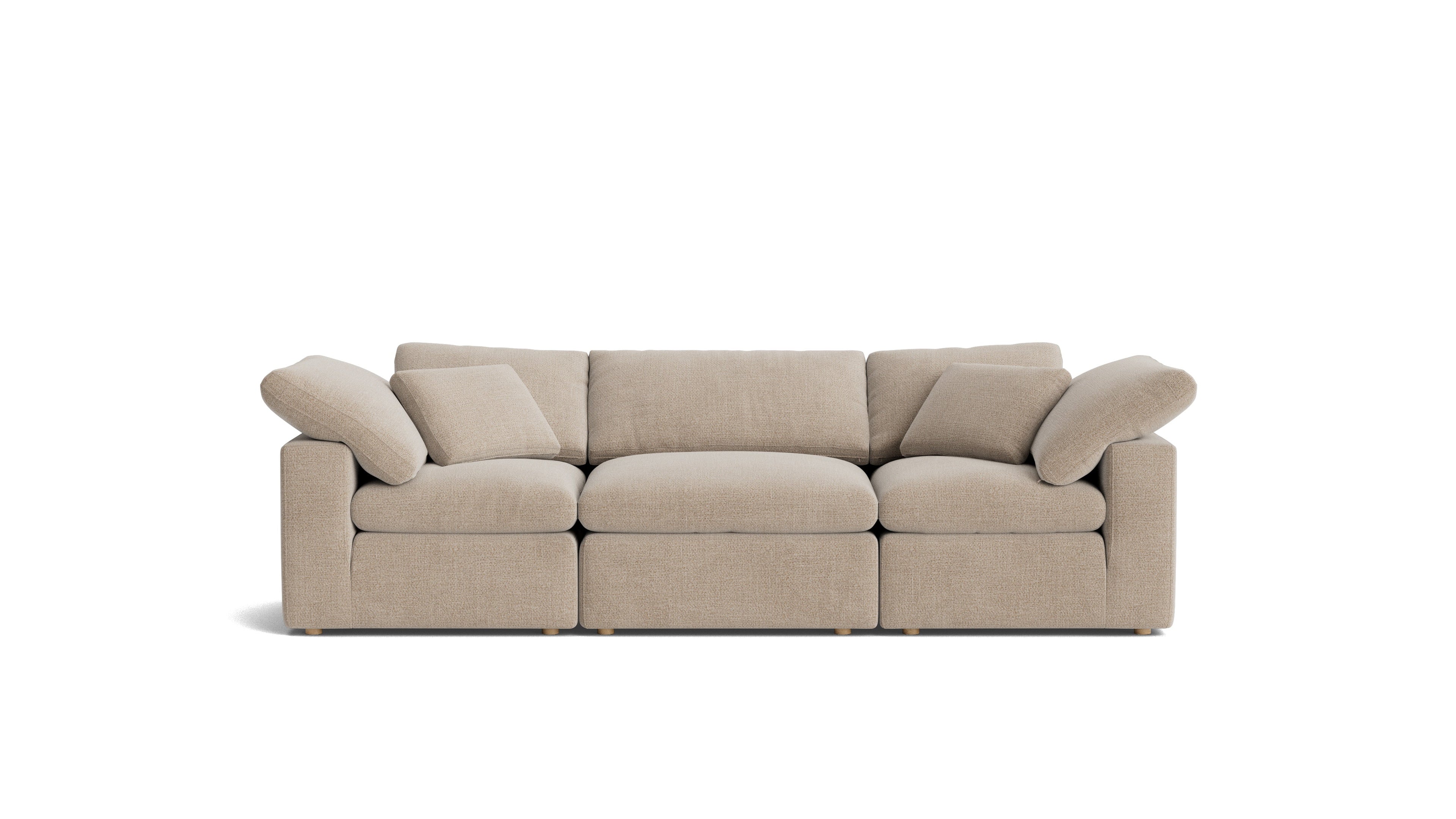 Movie Night™ 3-Piece Modular Sofa, Standard, Champagne