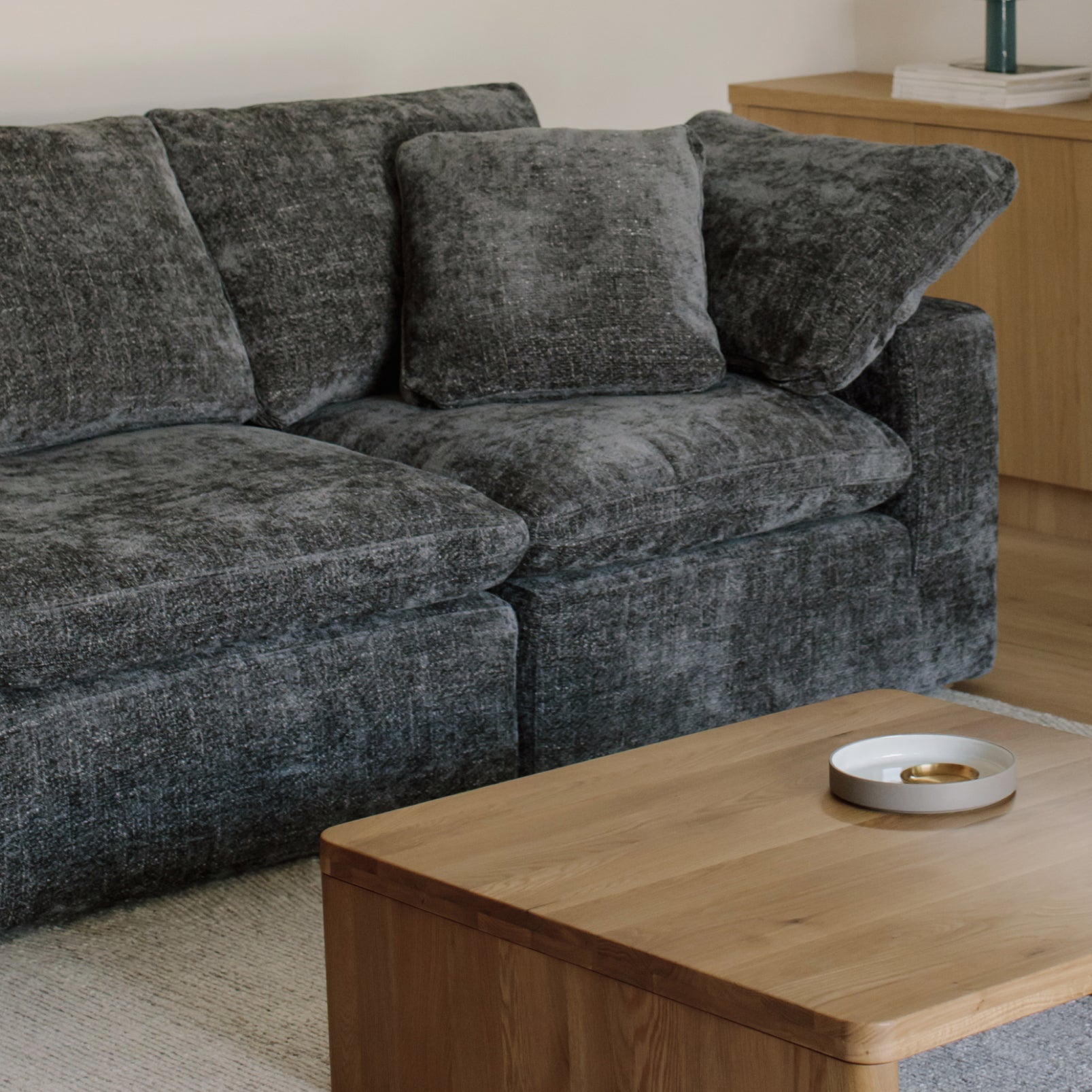 Movie Night™ 2-Piece Modular Sofa, Large, Truffle