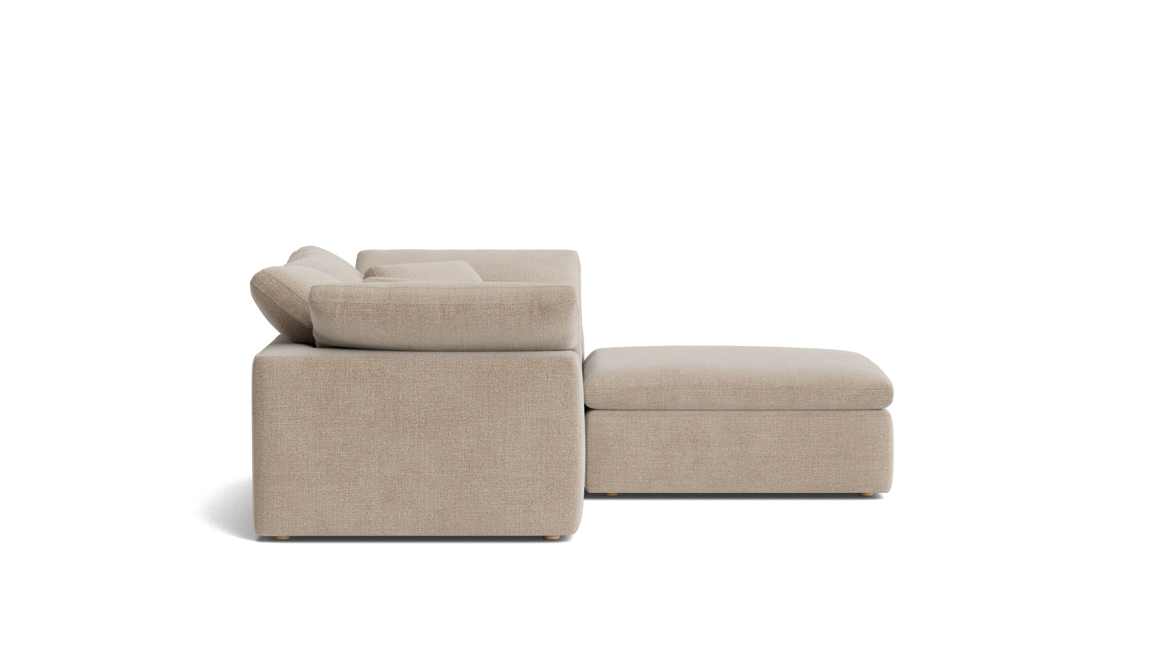 Movie Night™ 3-Piece Modular Sectional, Standard, Champagne