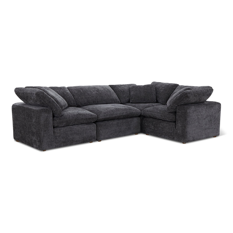Movie Night™ 4-Piece Modular Sectional Closed, Standard, Truffle