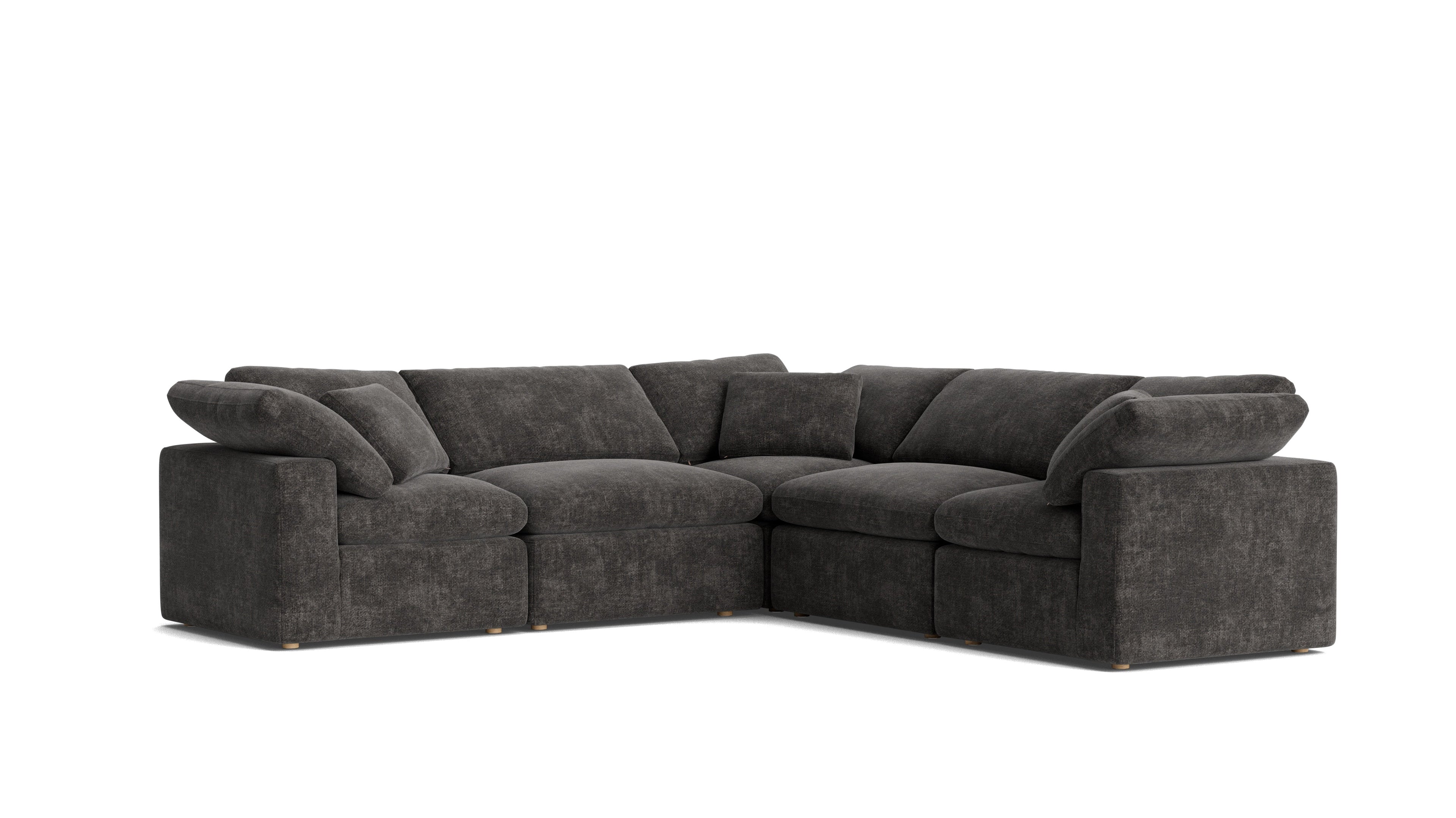 Movie Night™ 5-Piece Modular Sectional Closed, Standard, Truffle