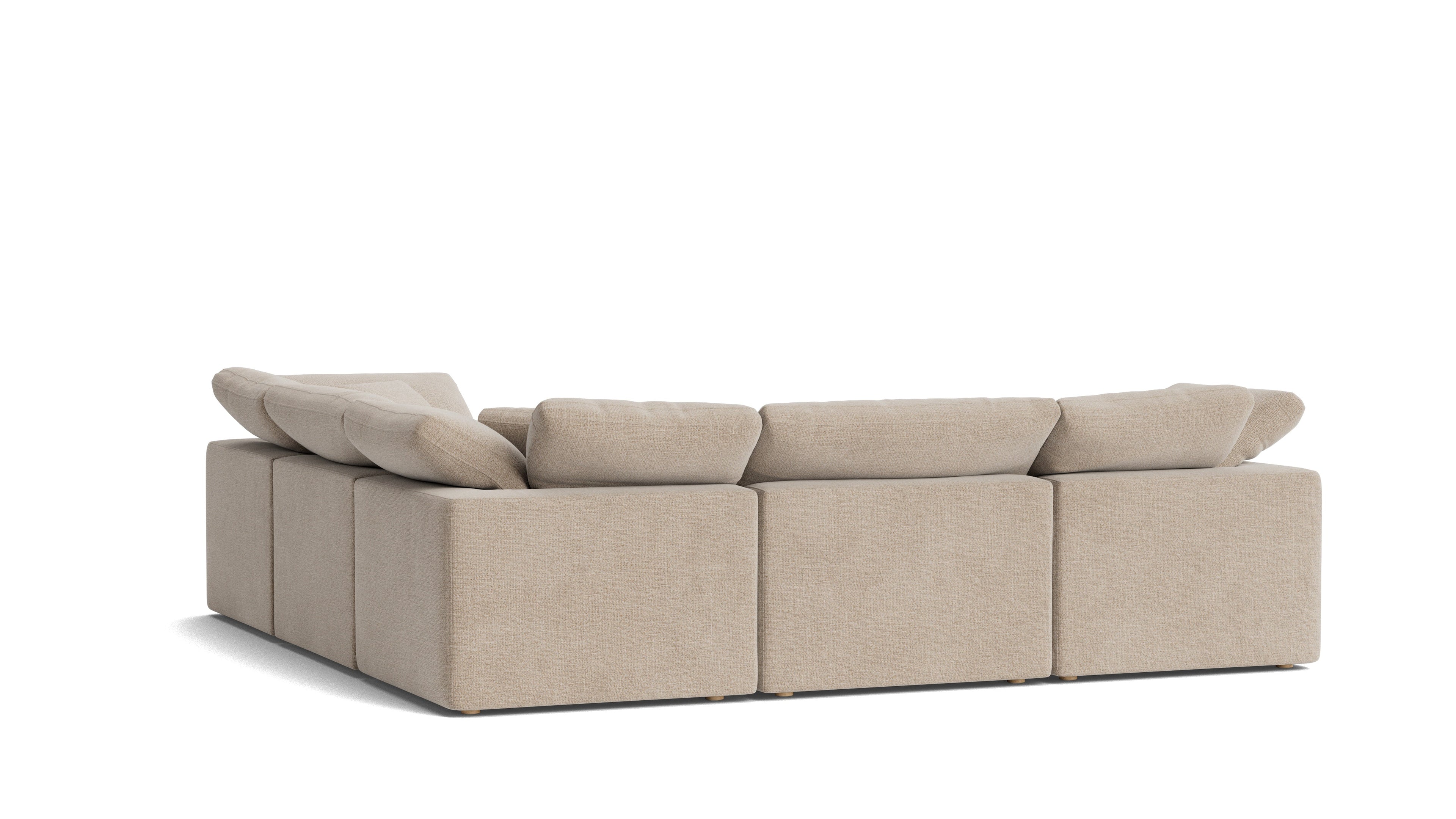 Movie Night™ 5-Piece Modular Sectional Closed, Standard, Champagne