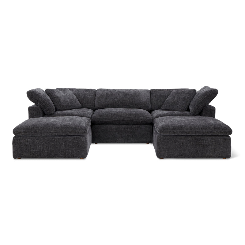 Movie Night™ 5-Piece Modular U-Shaped Sectional, Standard, Truffle