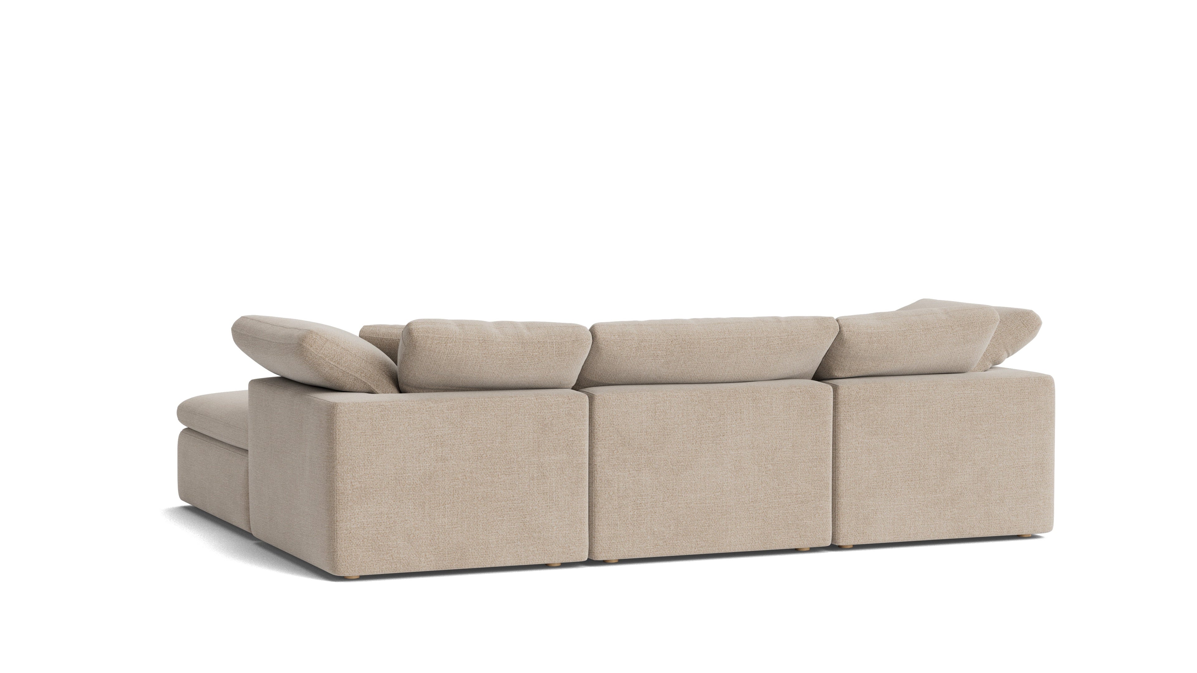 Movie Night™ 5-Piece Modular U-Shaped Sectional, Standard, Champagne