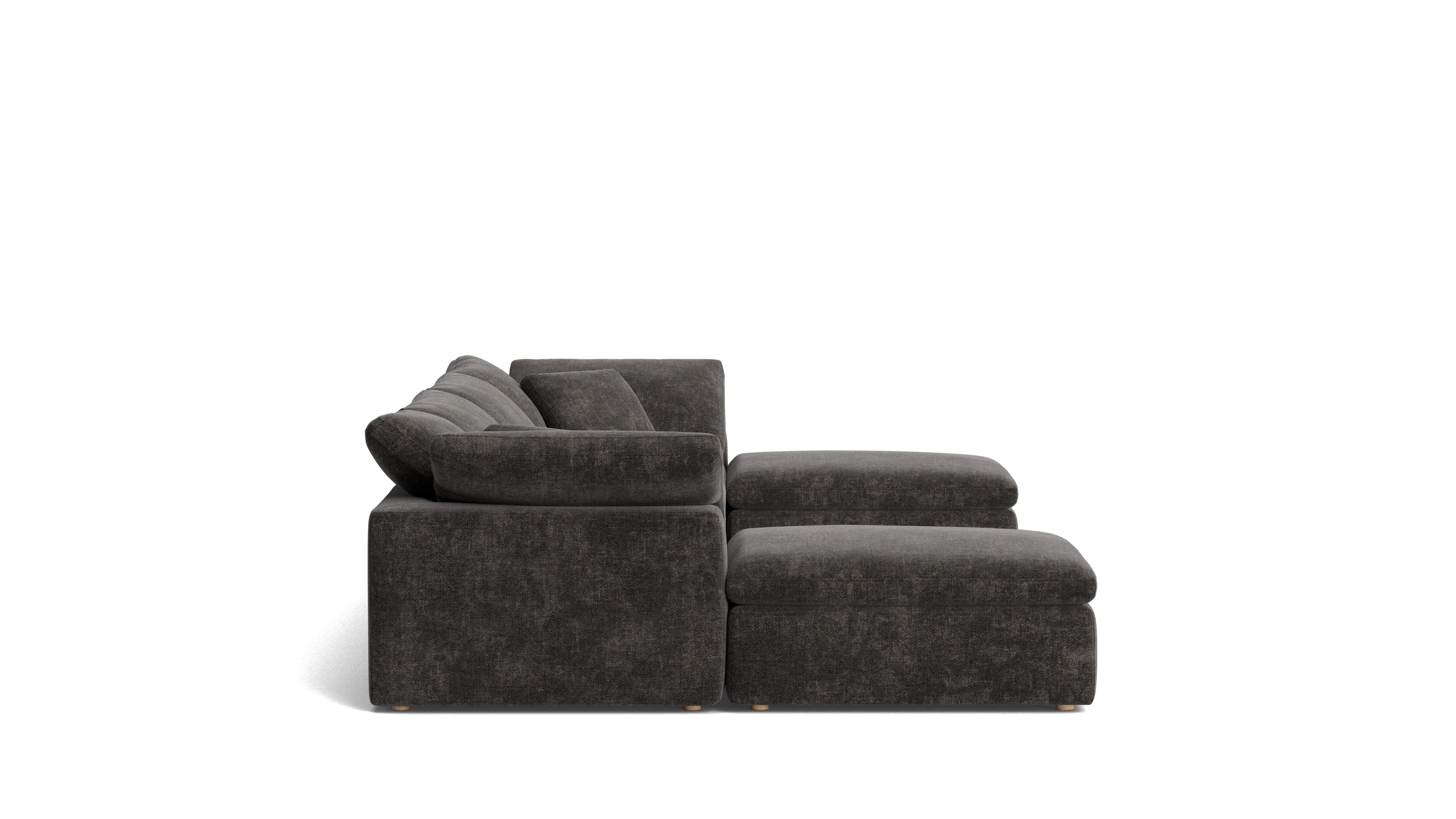 Movie Night™ 6-Piece Modular U-Shaped Sectional, Standard, Truffle