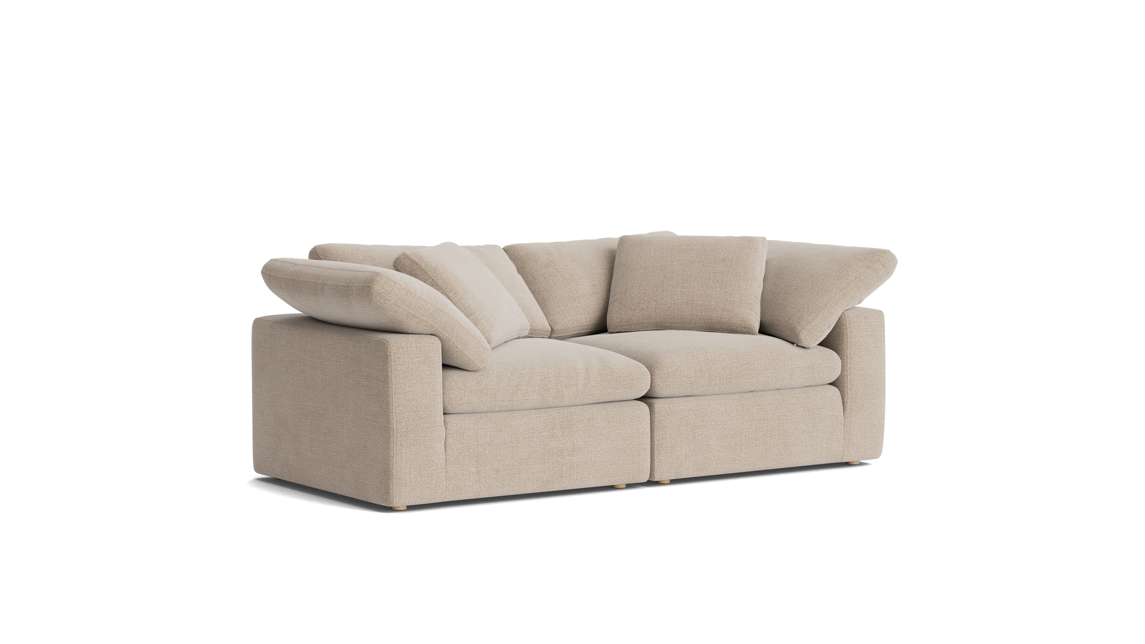 Movie Night™ 2-Piece Modular Sofa, Large, Champagne