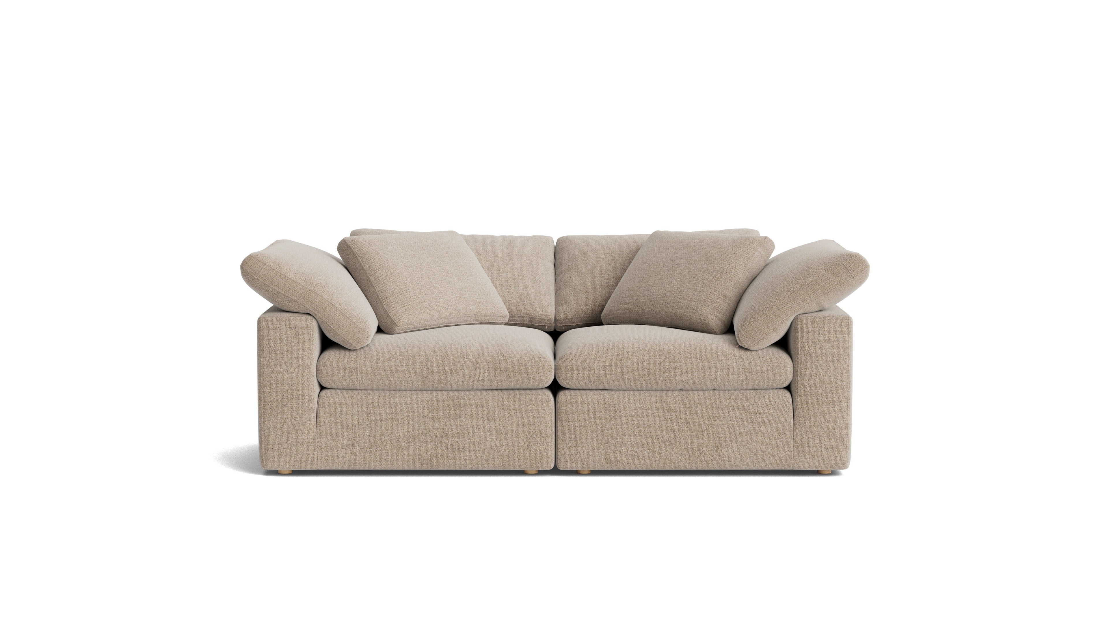 Movie Night™ 2-Piece Modular Sofa, Large, Champagne