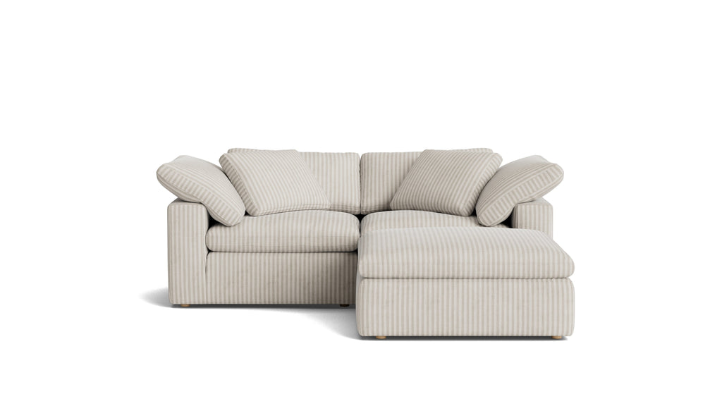 Movie Night™ 3-Piece Modular Sectional, Large, Newport Stripe