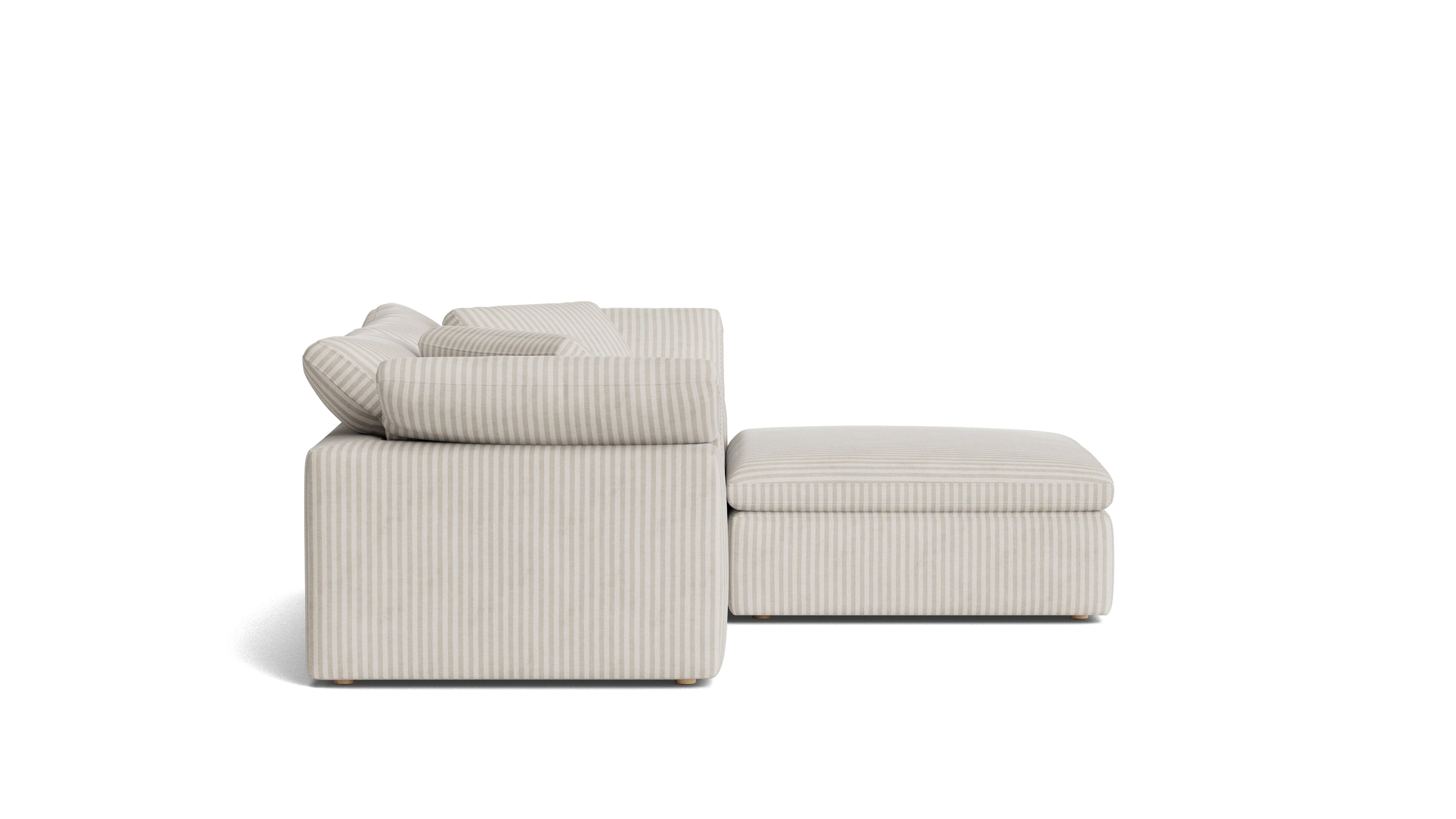 Movie Night™ 3-Piece Modular Sectional, Large, Newport Stripe