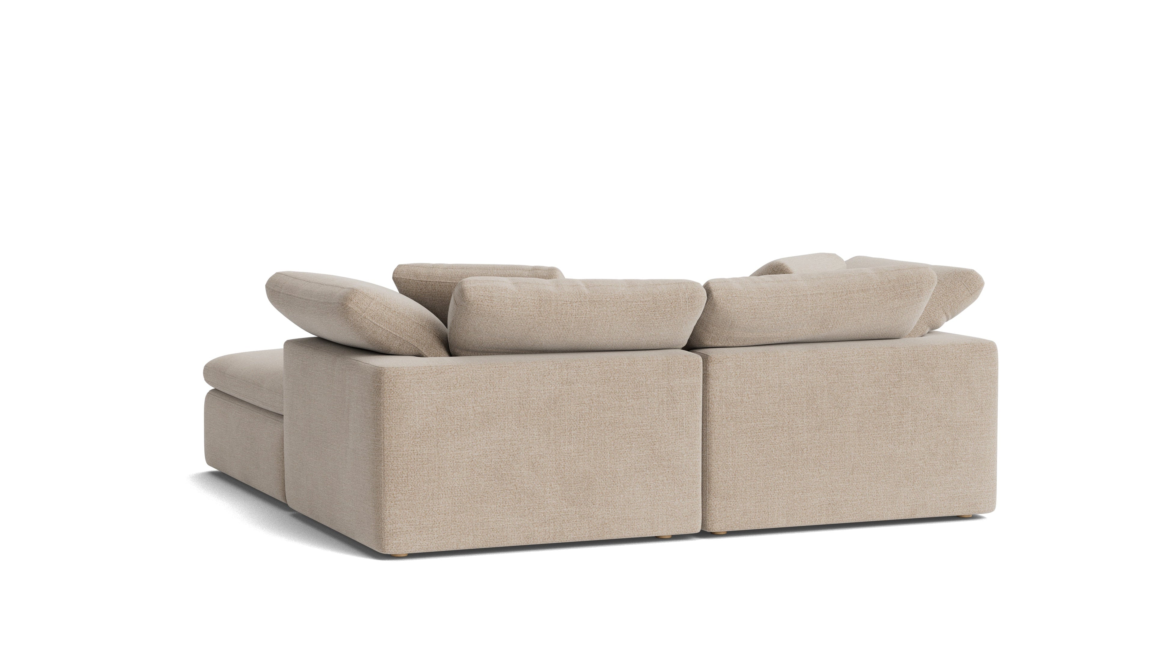 Movie Night™ 3-Piece Modular Sectional, Large, Champagne