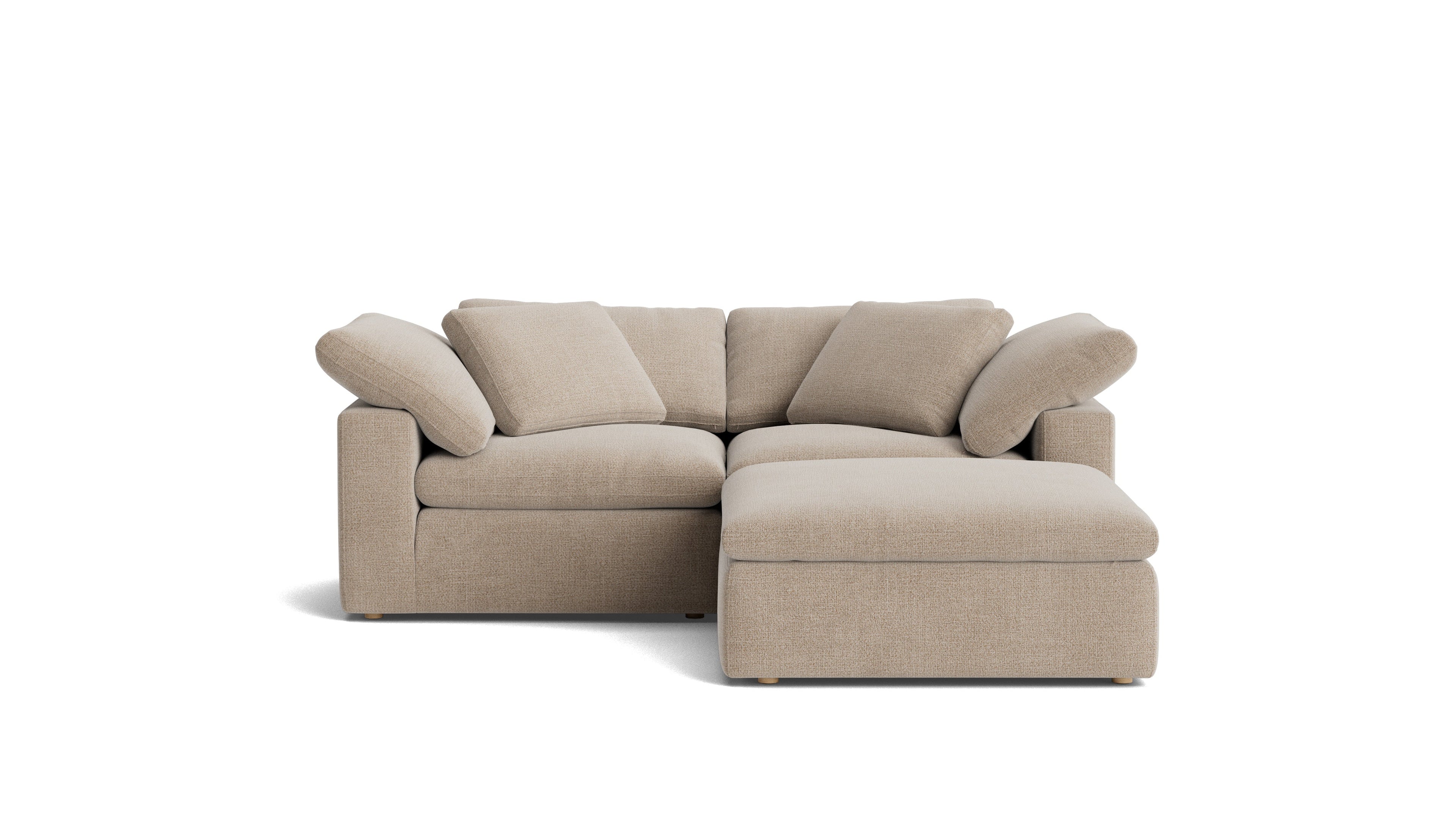 Movie Night™ 3-Piece Modular Sectional, Large, Champagne