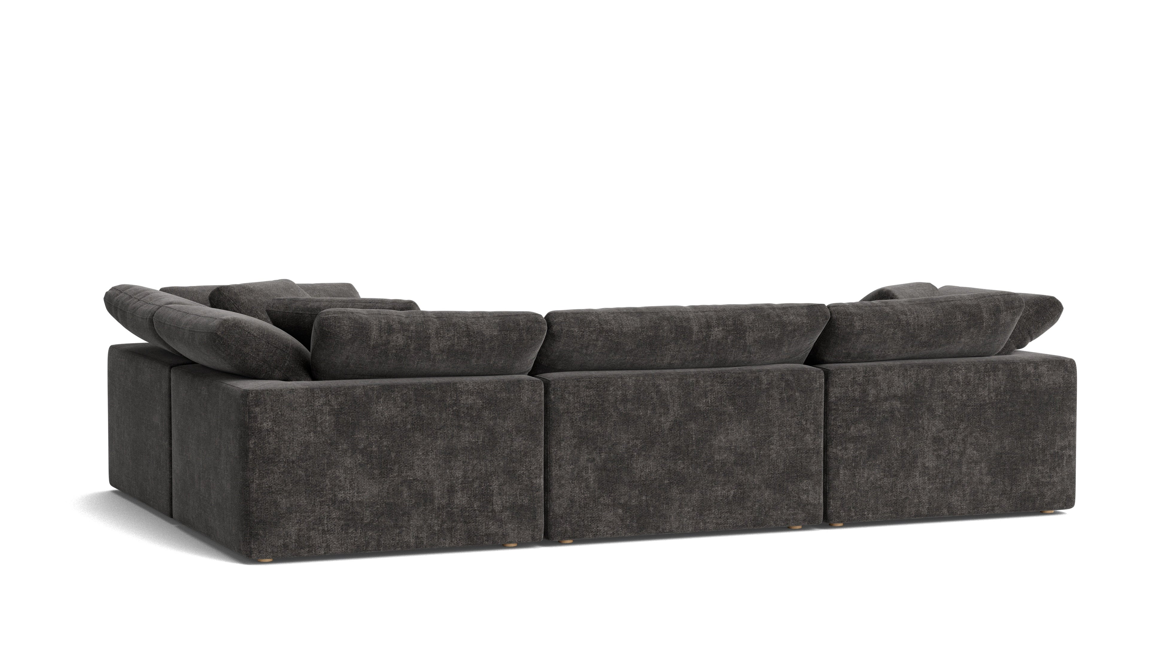 Movie Night™ 4-Piece Modular Sectional Closed, Large, Truffle