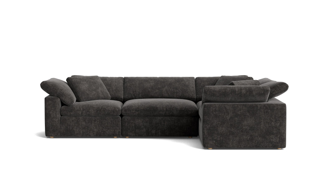 Movie Night™ 4-Piece Modular Sectional Closed, Large, Truffle