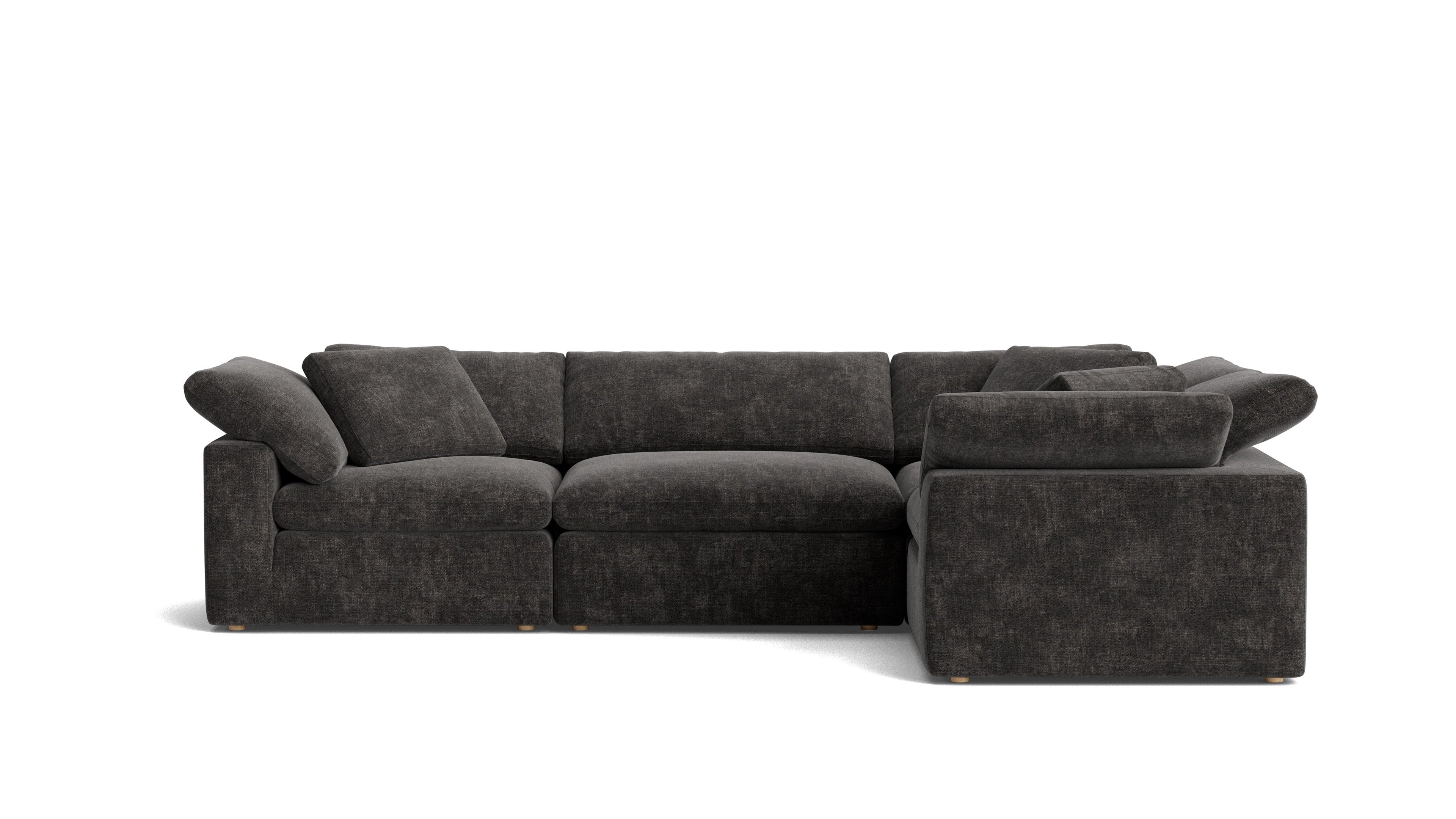Movie Night™ 4-Piece Modular Sectional Closed, Large, Truffle