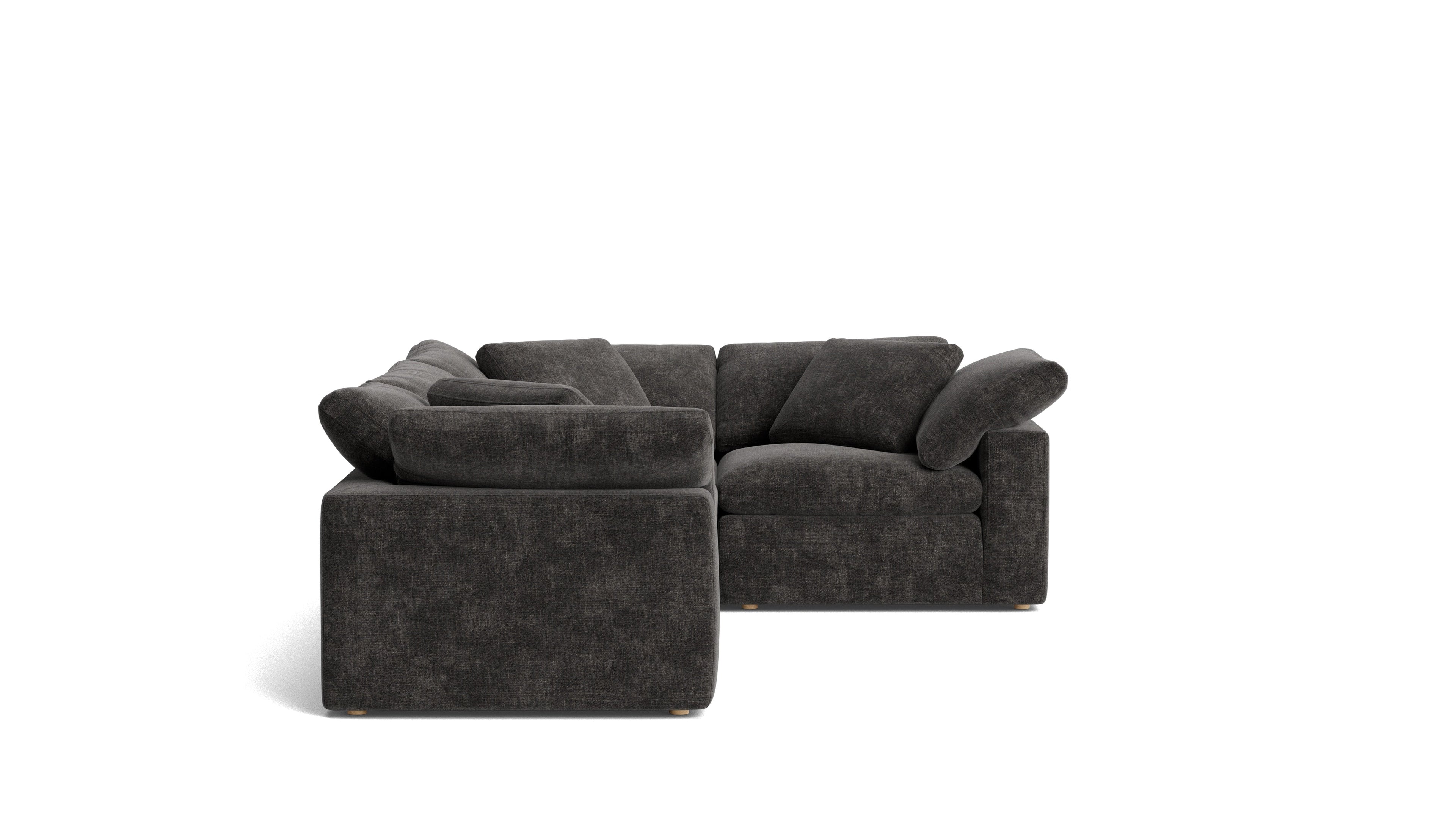 Movie Night™ 4-Piece Modular Sectional Closed, Large, Truffle