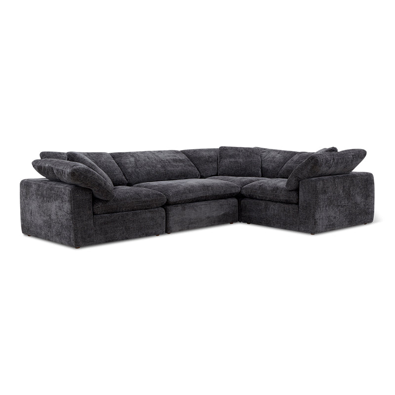 Movie Night™ 4-Piece Modular Sectional Closed, Large, Truffle