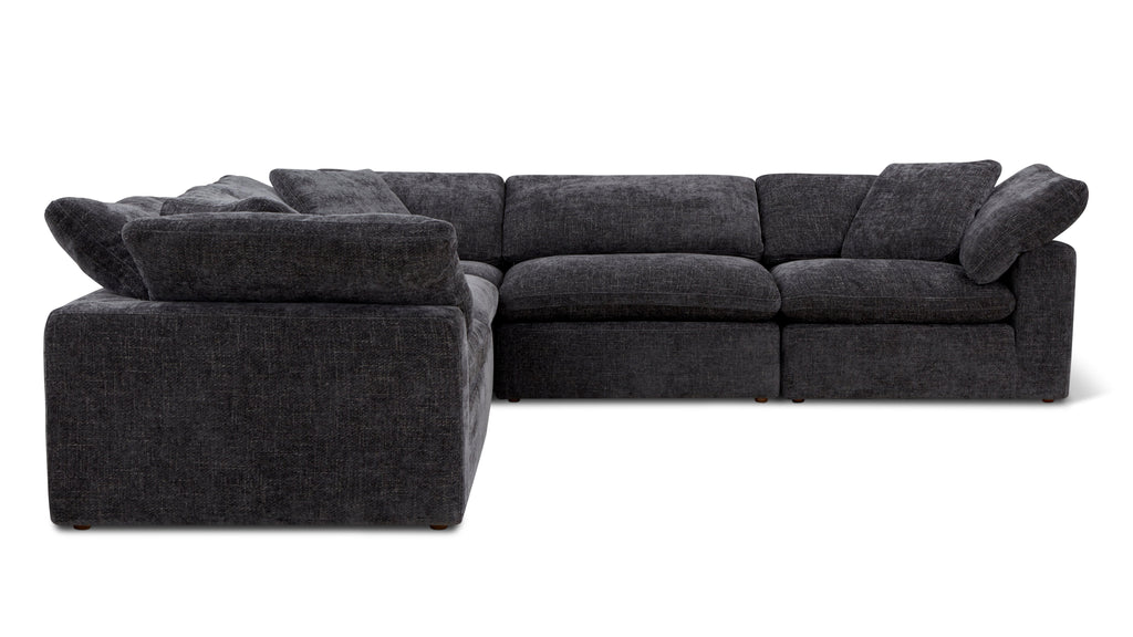 Movie Night™ 5-Piece Modular Sectional Closed, Large, Truffle