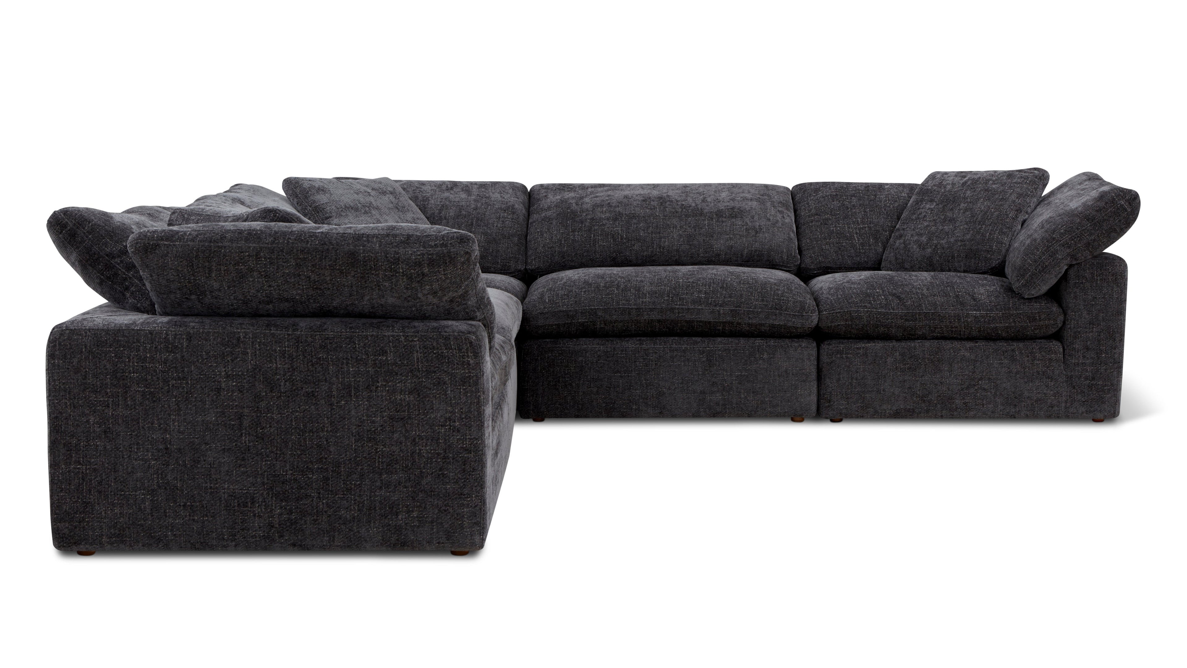 Movie Night™ 5-Piece Modular Sectional Closed, Large, Truffle