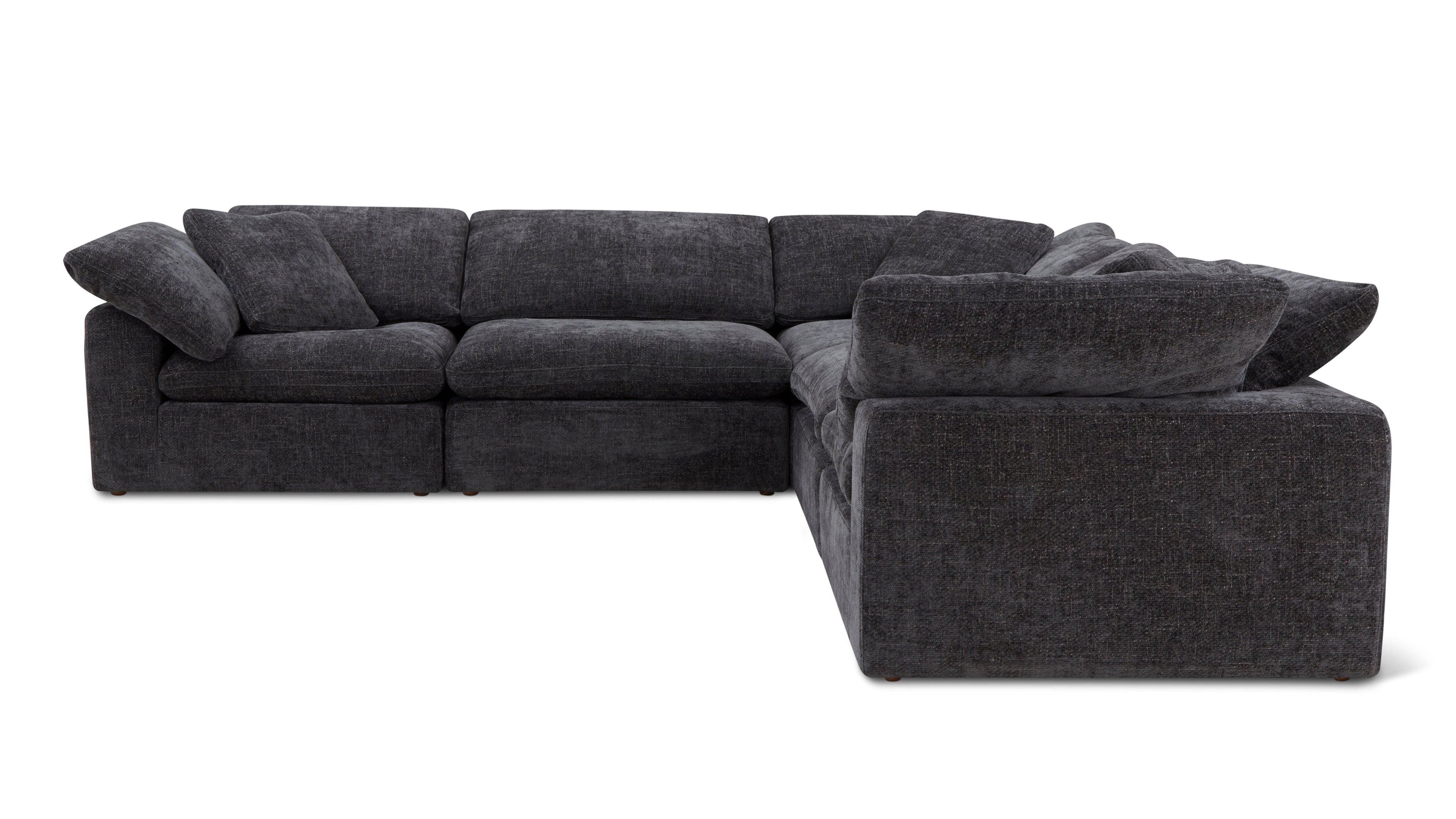 Movie Night™ 5-Piece Modular Sectional Closed, Large, Truffle