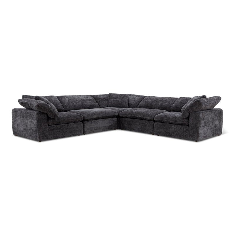 Movie Night™ 5-Piece Modular Sectional Closed, Large, Truffle