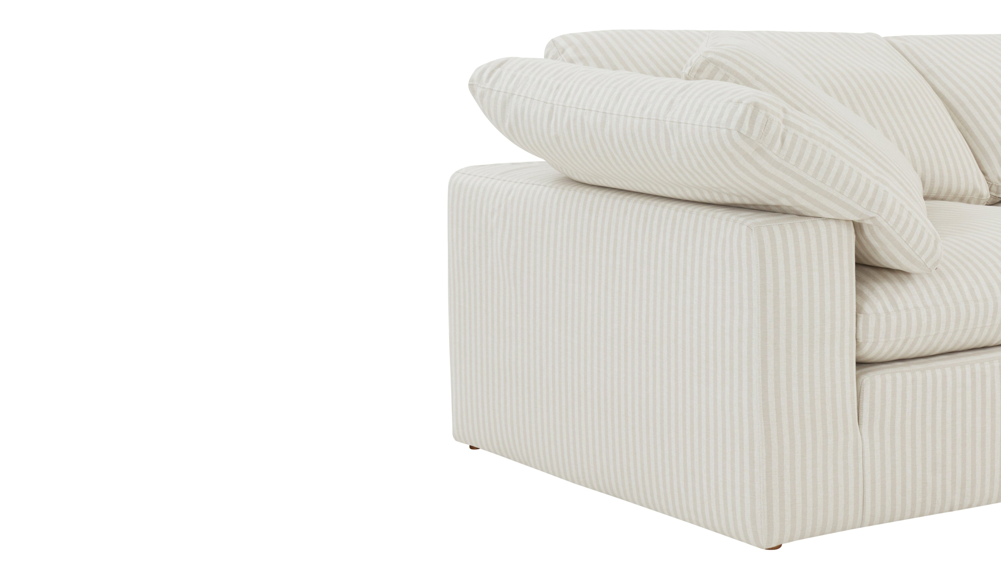 Movie Night™ 5-Piece Modular Sectional Closed, Large, Newport Stripe