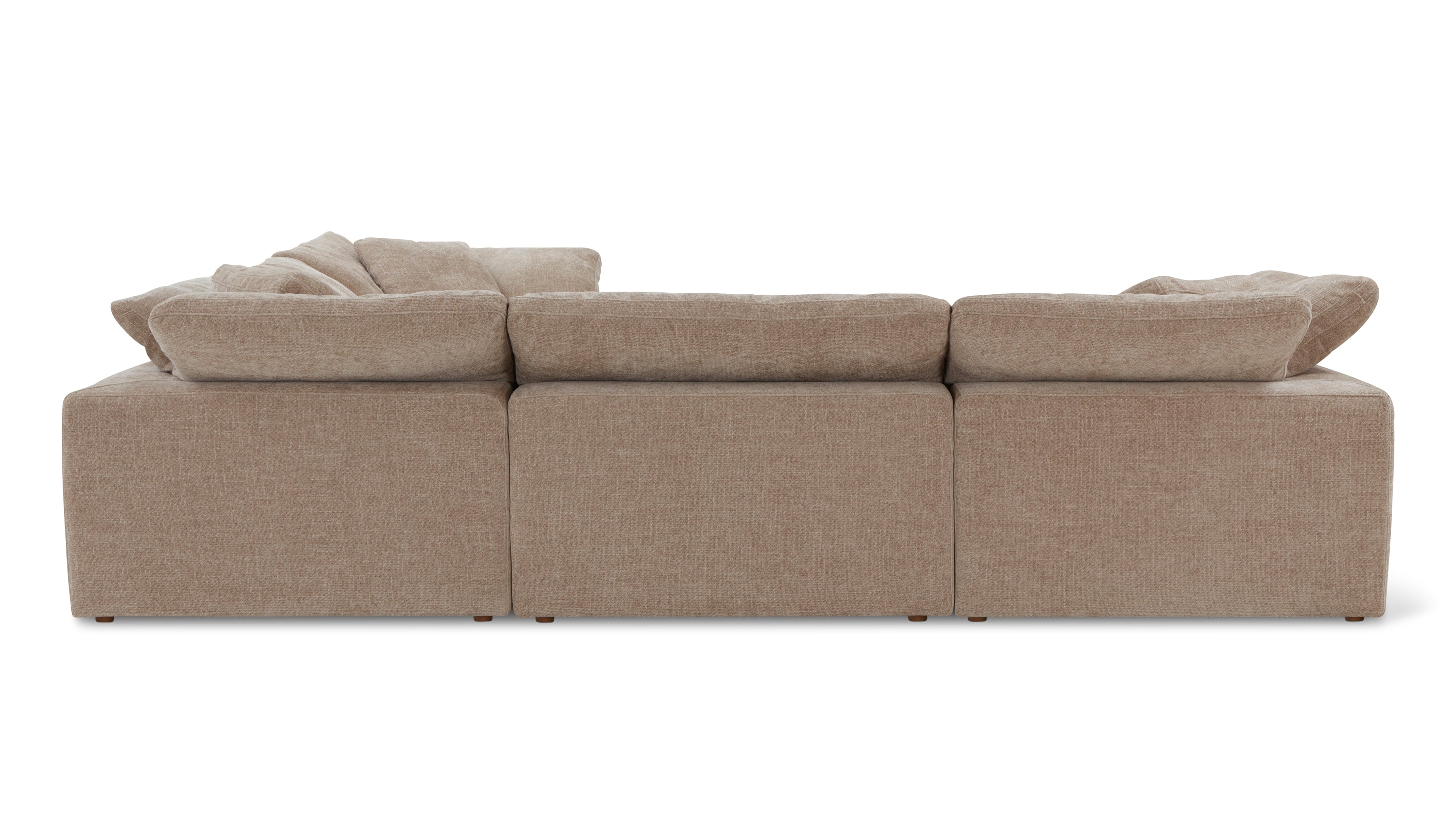 Movie Night™ 5-Piece Modular Sectional Closed, Large, Champagne