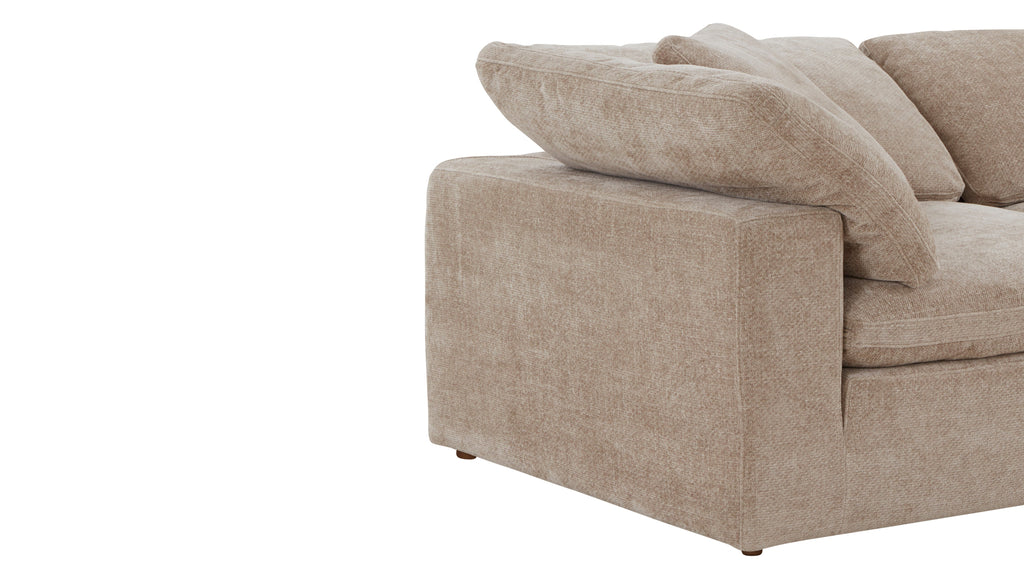 Movie Night™ 5-Piece Modular Sectional Closed, Large, Champagne