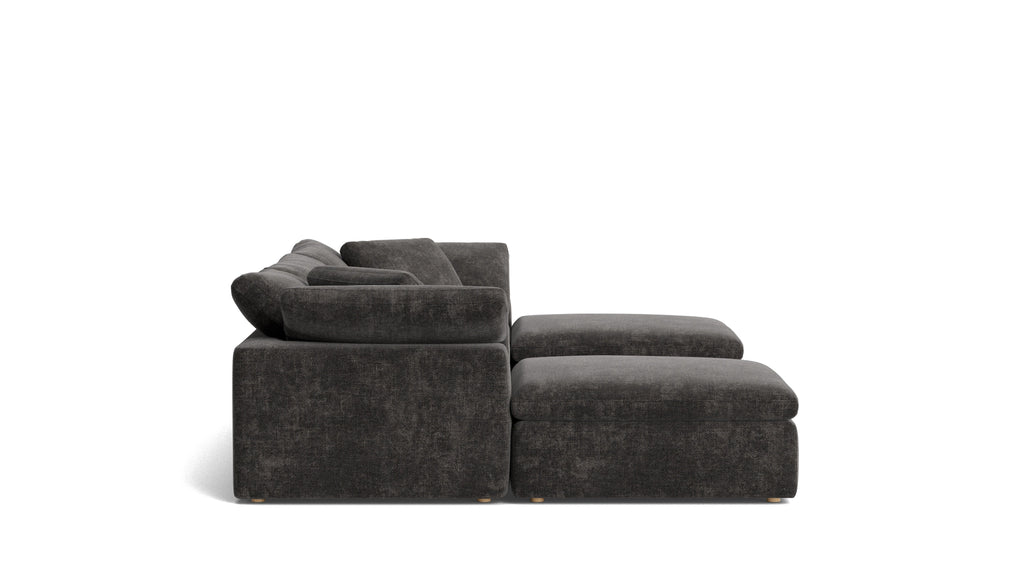 Movie Night™ 5-Piece Modular U-Shaped Sectional, Large, Truffle