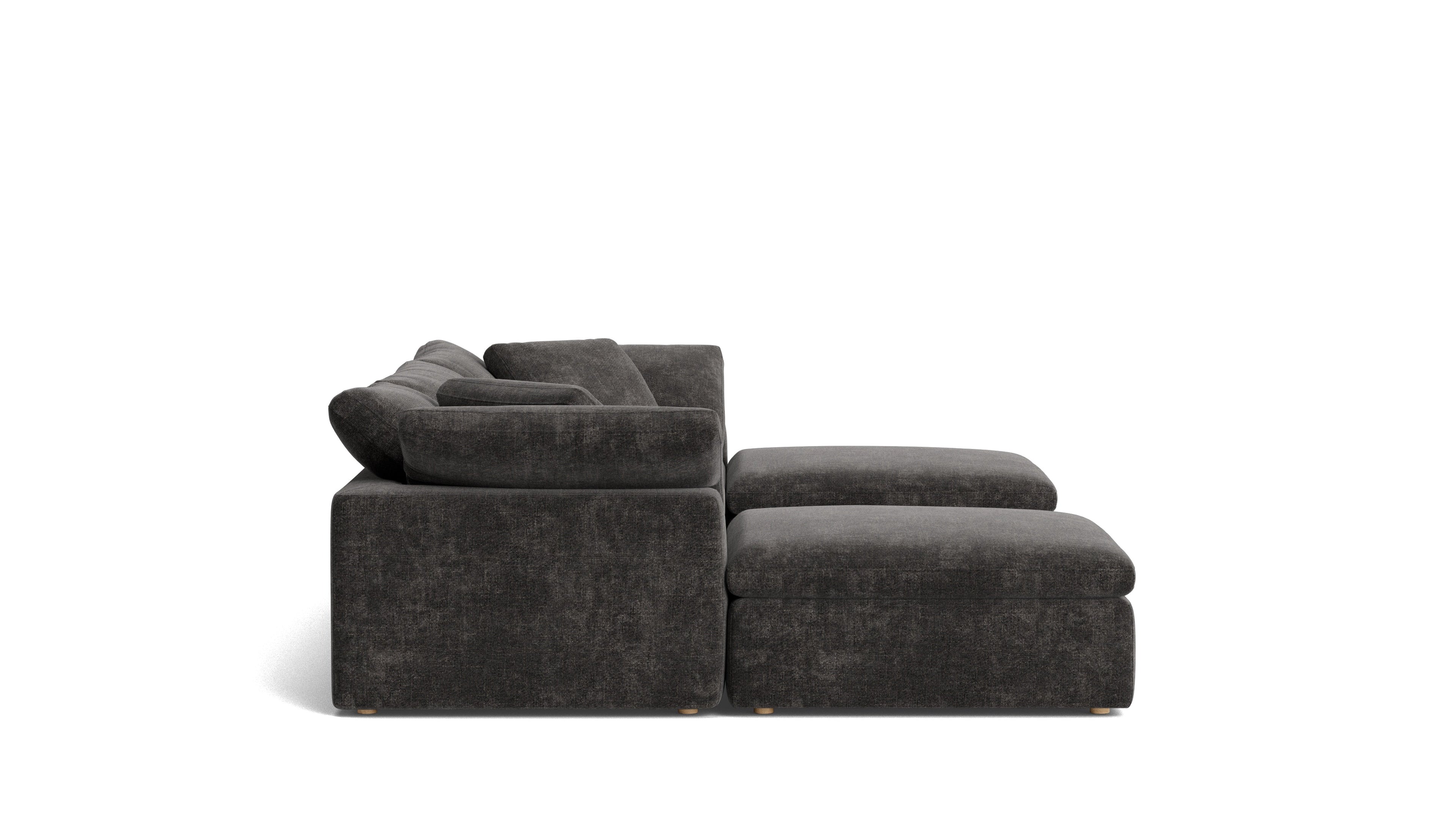 Movie Night™ 5-Piece Modular U-Shaped Sectional, Large, Truffle