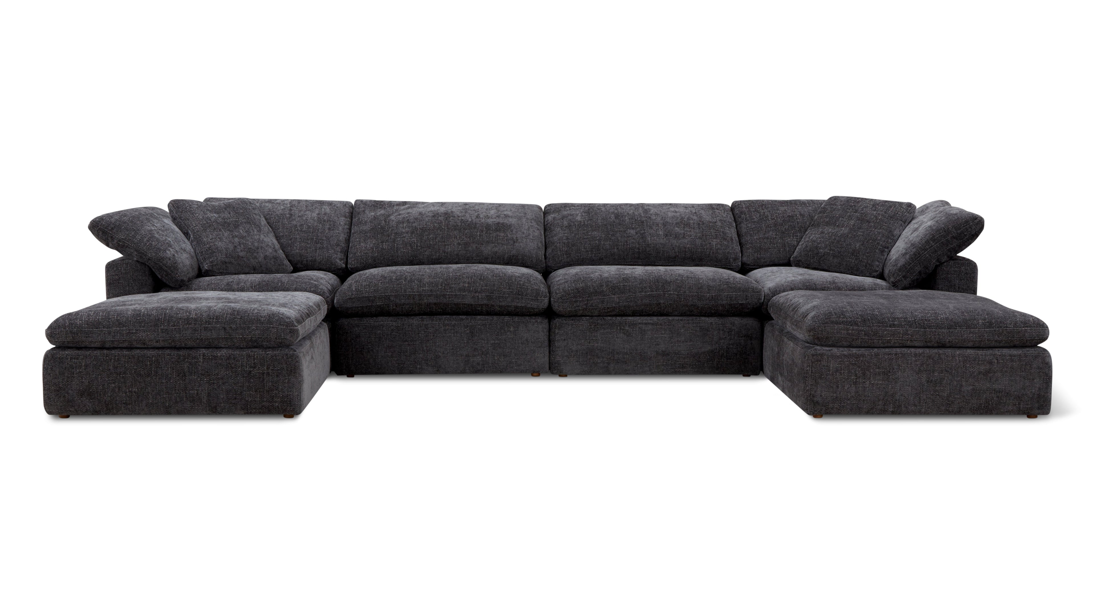 Movie Night™ 6-Piece Modular U-Shaped Sectional, Large, Truffle