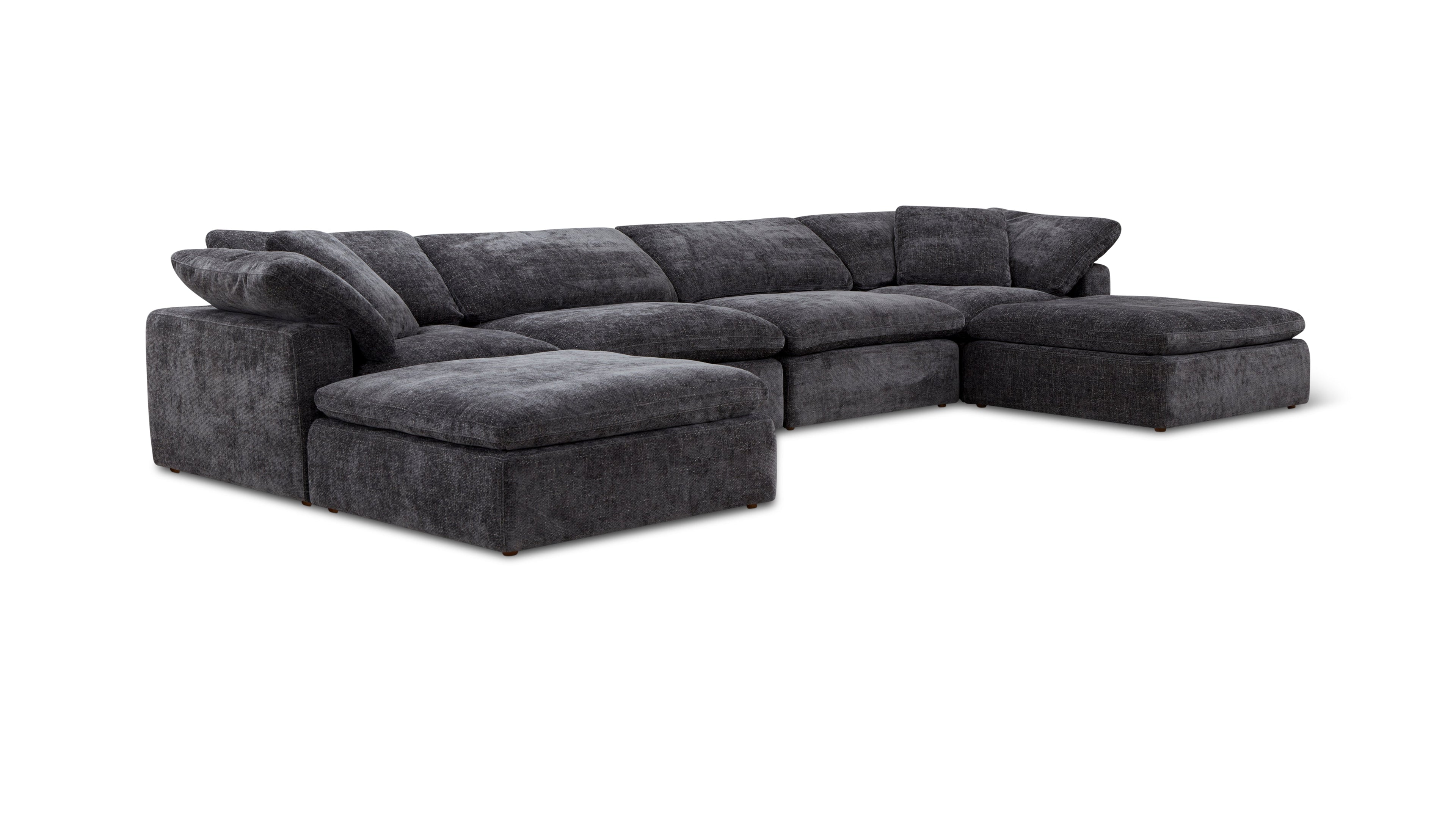 Movie Night™ 6-Piece Modular U-Shaped Sectional, Large, Truffle