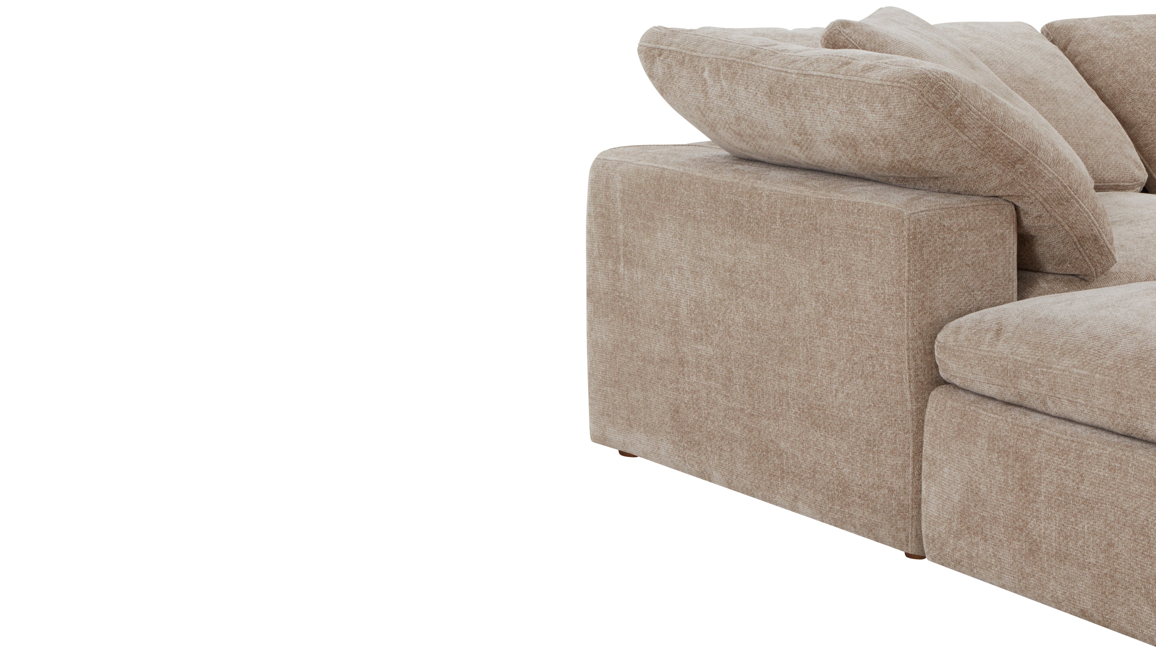 Movie Night™ 6-Piece Modular U-Shaped Sectional, Large, Champagne