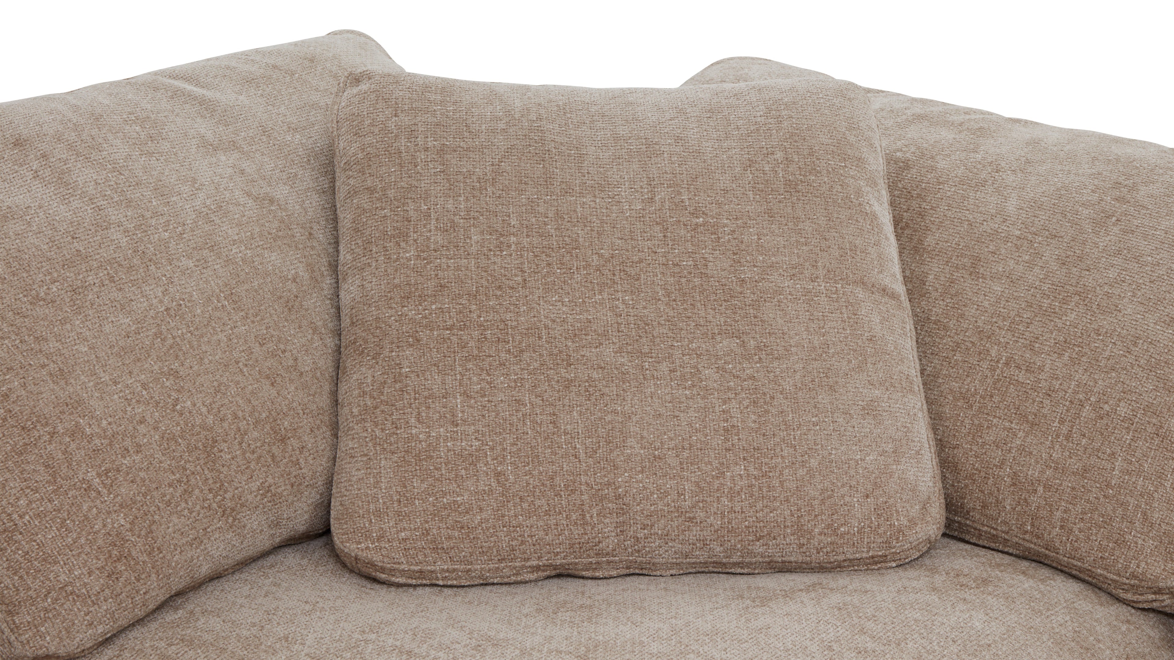 Movie Night™ 6-Piece Modular U-Shaped Sectional, Large, Champagne