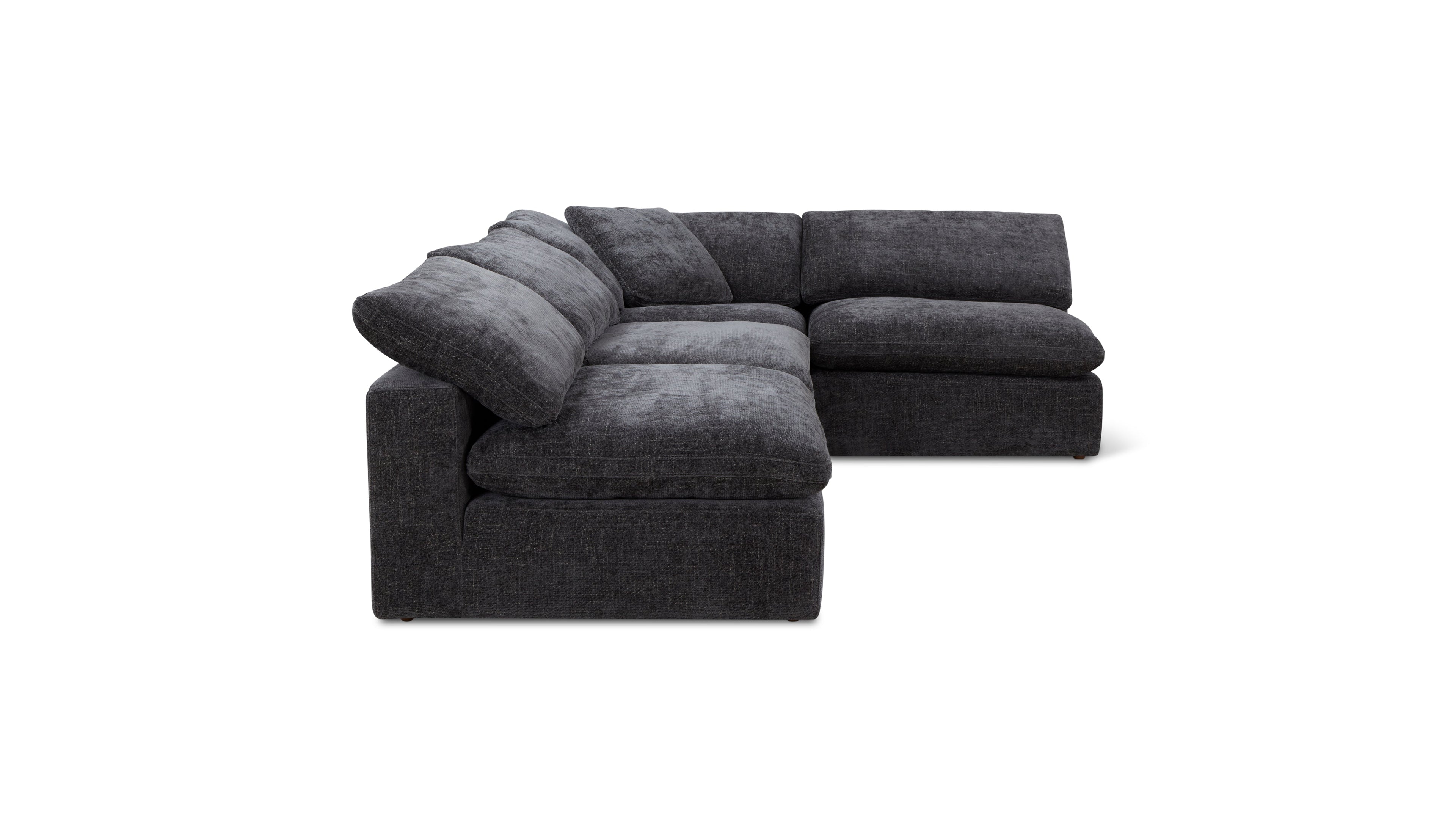 Movie Night™ 4-Piece Modular Sectional Open, Large, Truffle