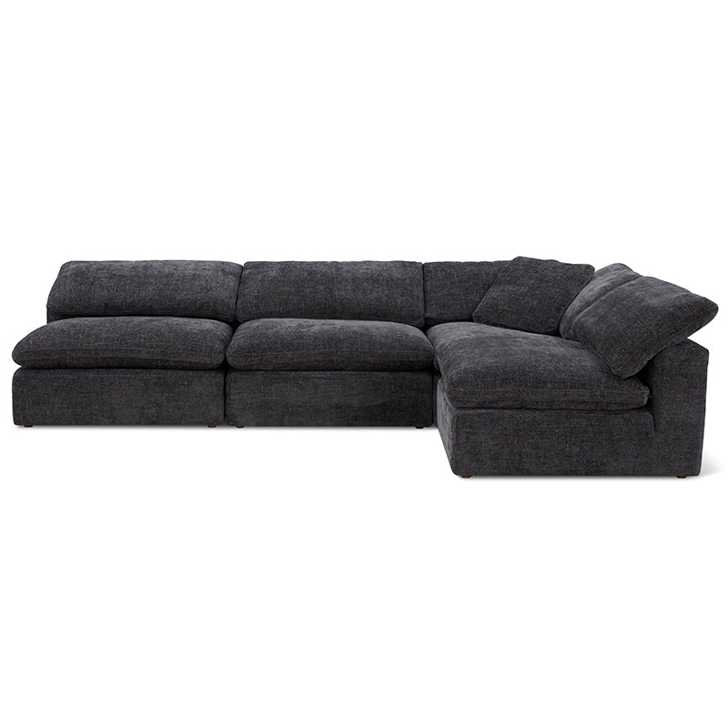 Movie Night™ 4-Piece Modular Sectional Open, Large, Truffle