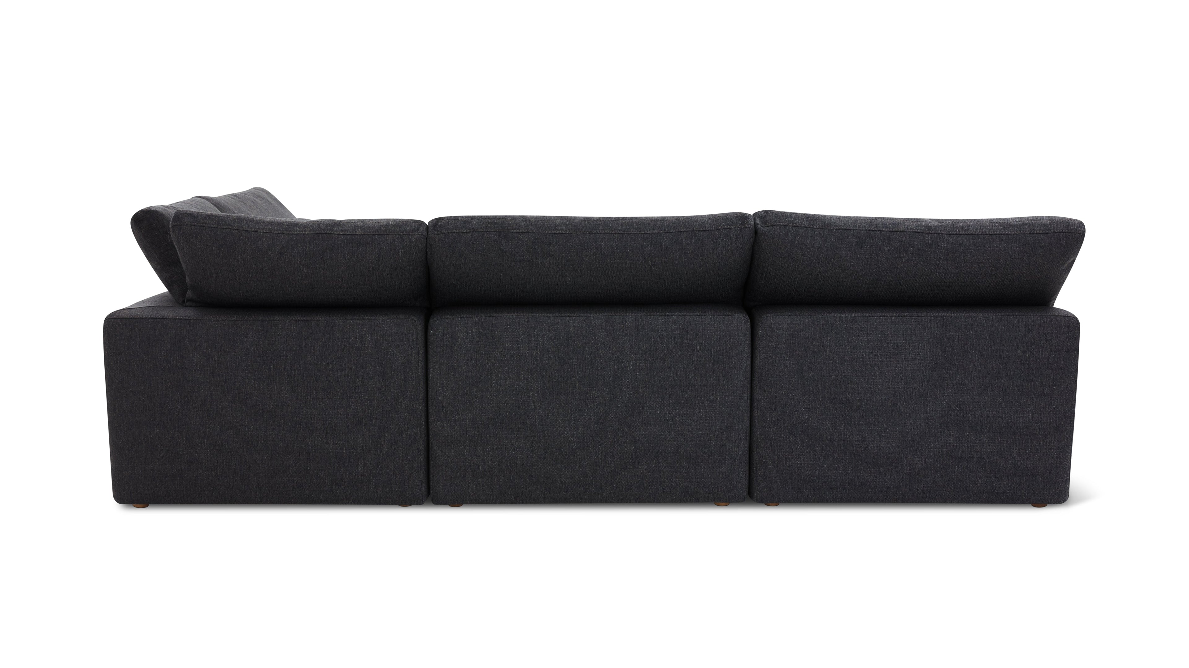Movie Night™ 4-Piece Modular Sectional Open, Large, Dark Shadow