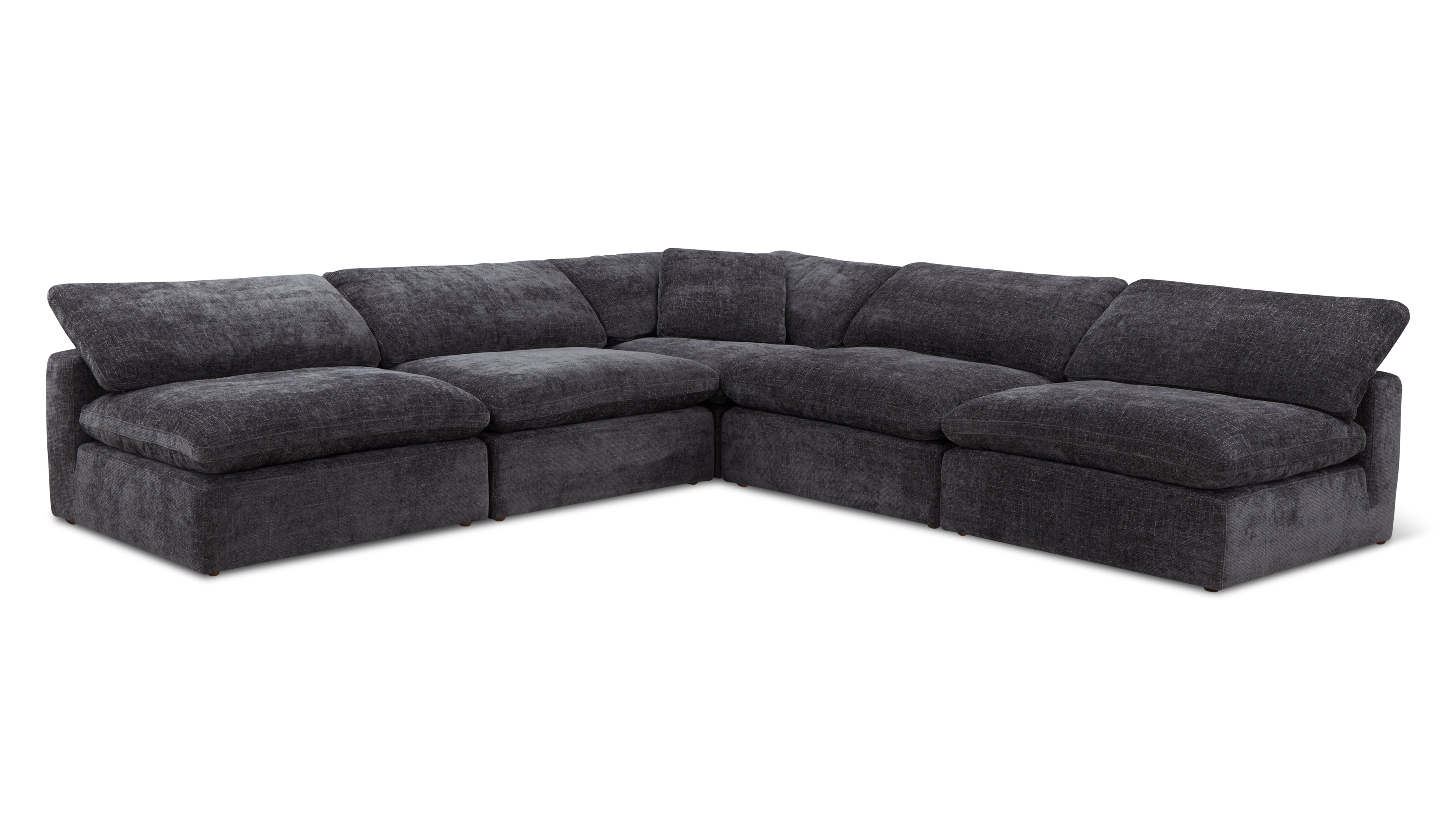 Movie Night™ 5-Piece Modular Sectional Open, Large, Truffle